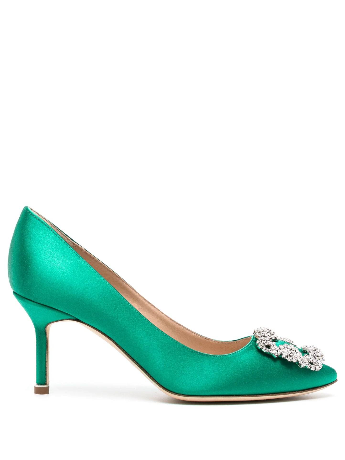 Hangisi 70mm crystal-embellished pumps