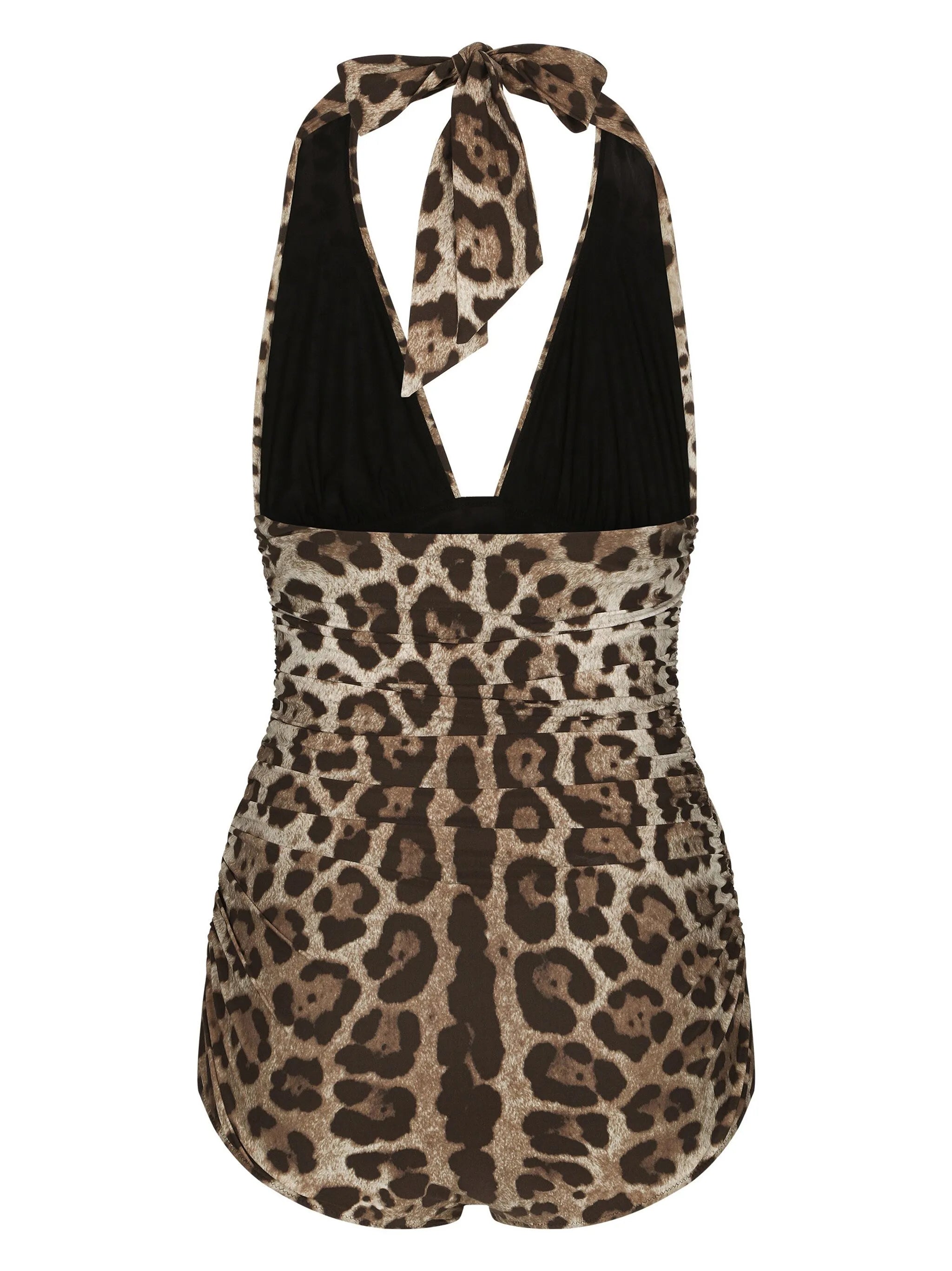 leopard-print swimsuit