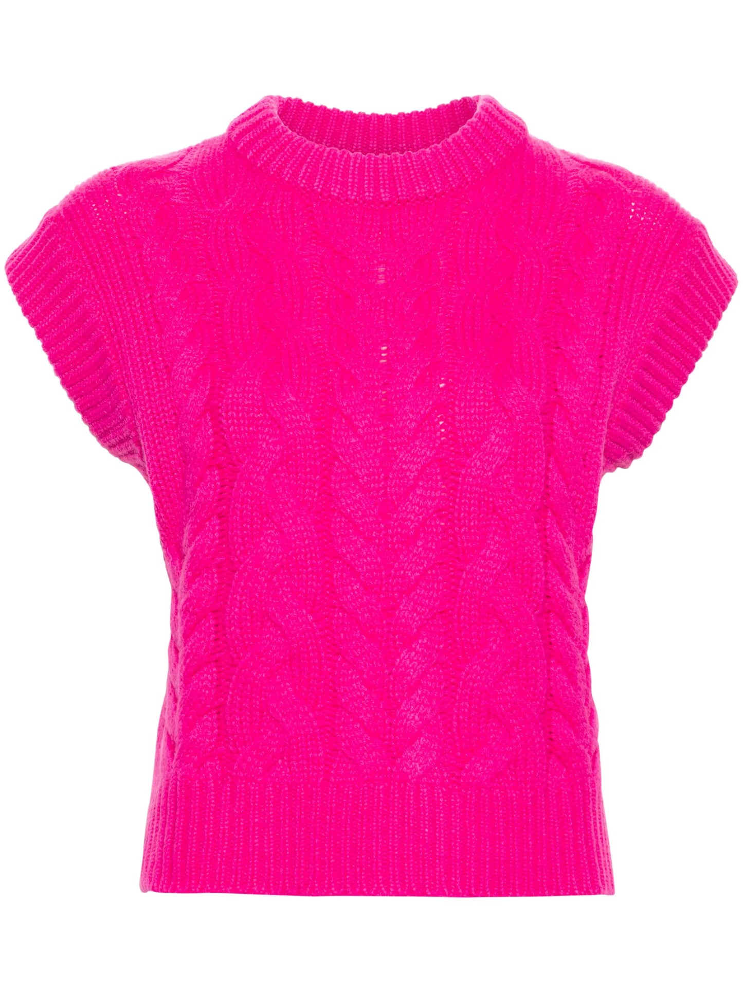 Hayley cable-knit vest