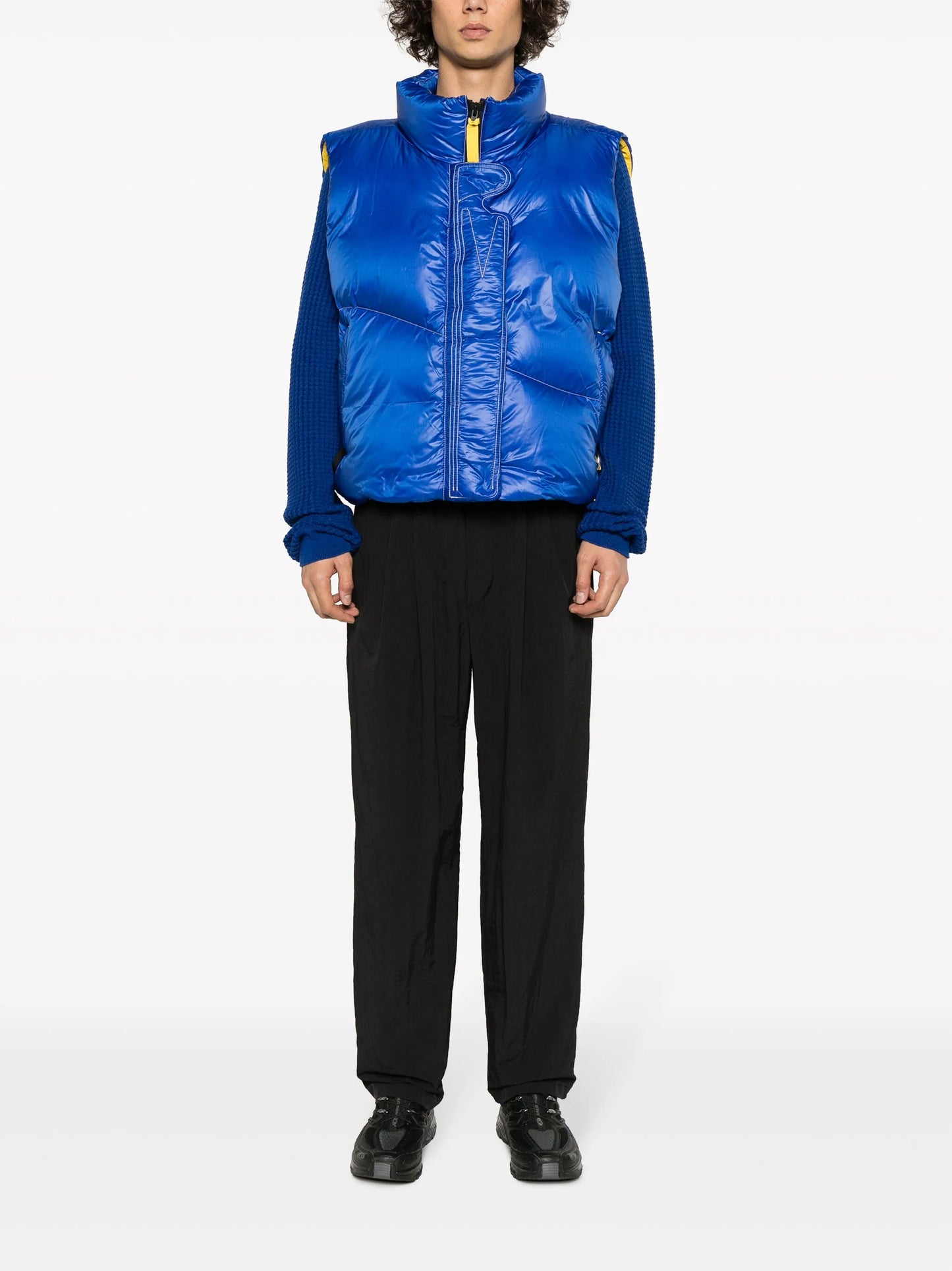 x Pyer Moss zip-up padded gilet