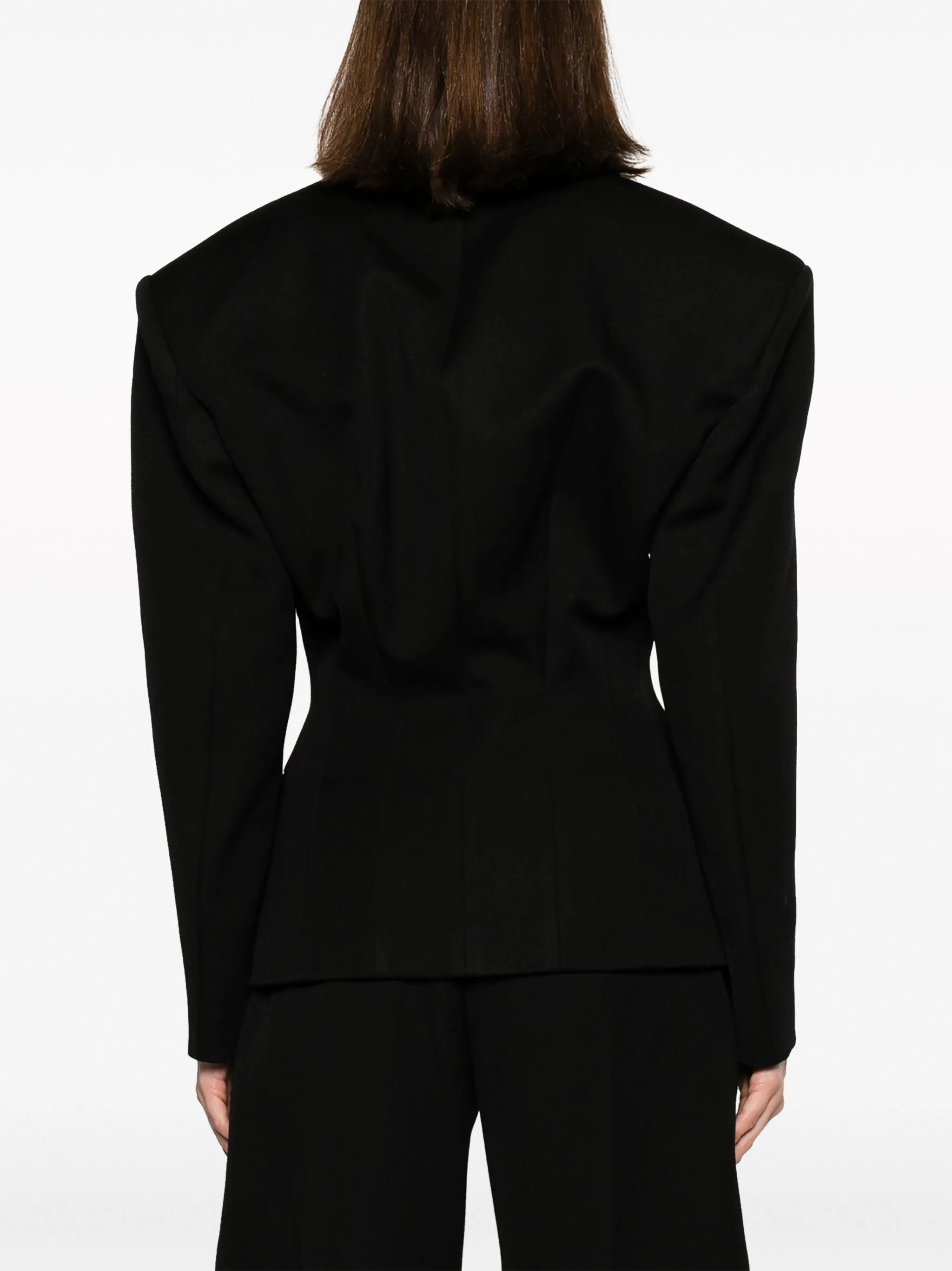 single-breasted fitted blazer