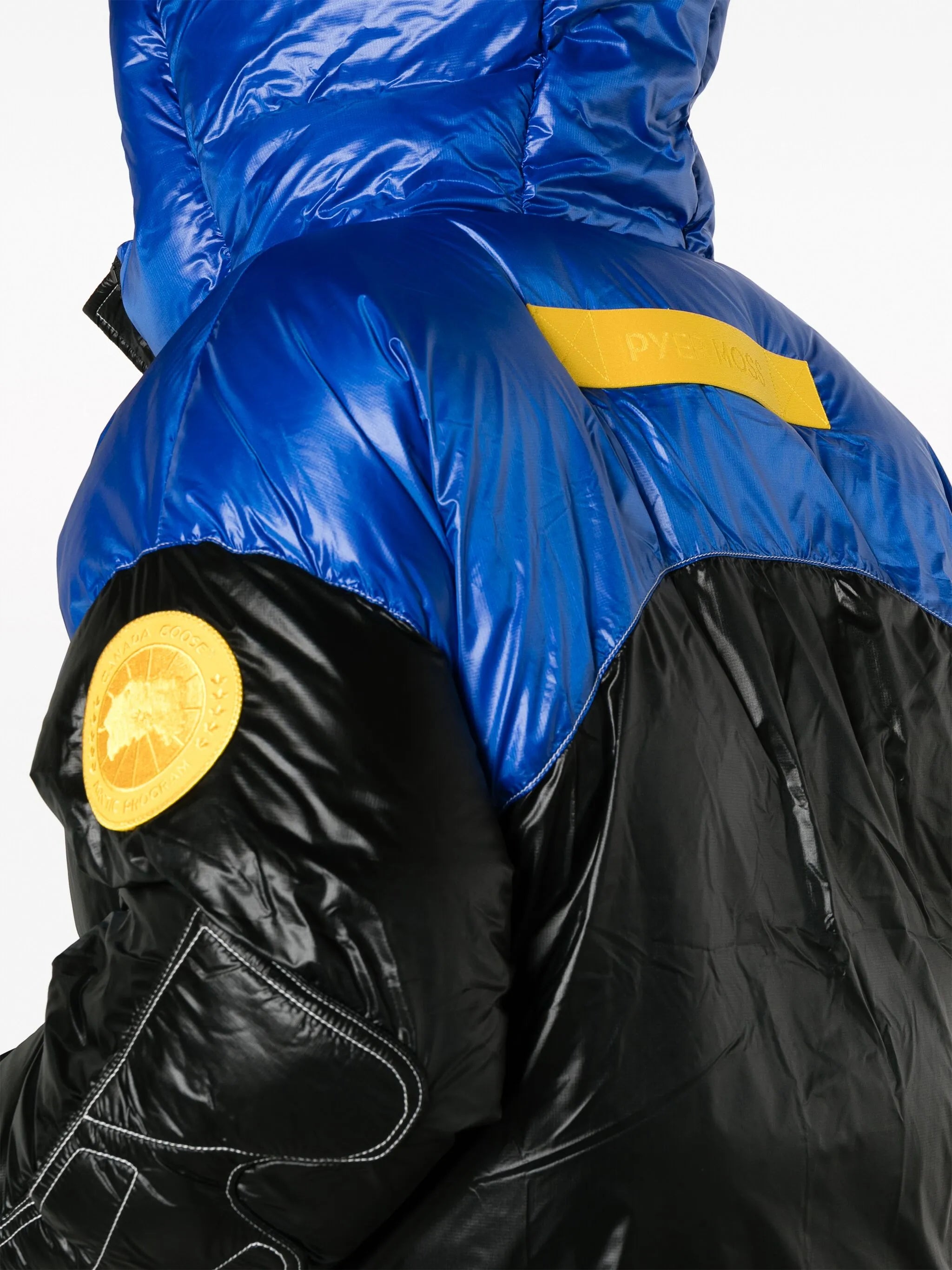 logo-patch padded jacket