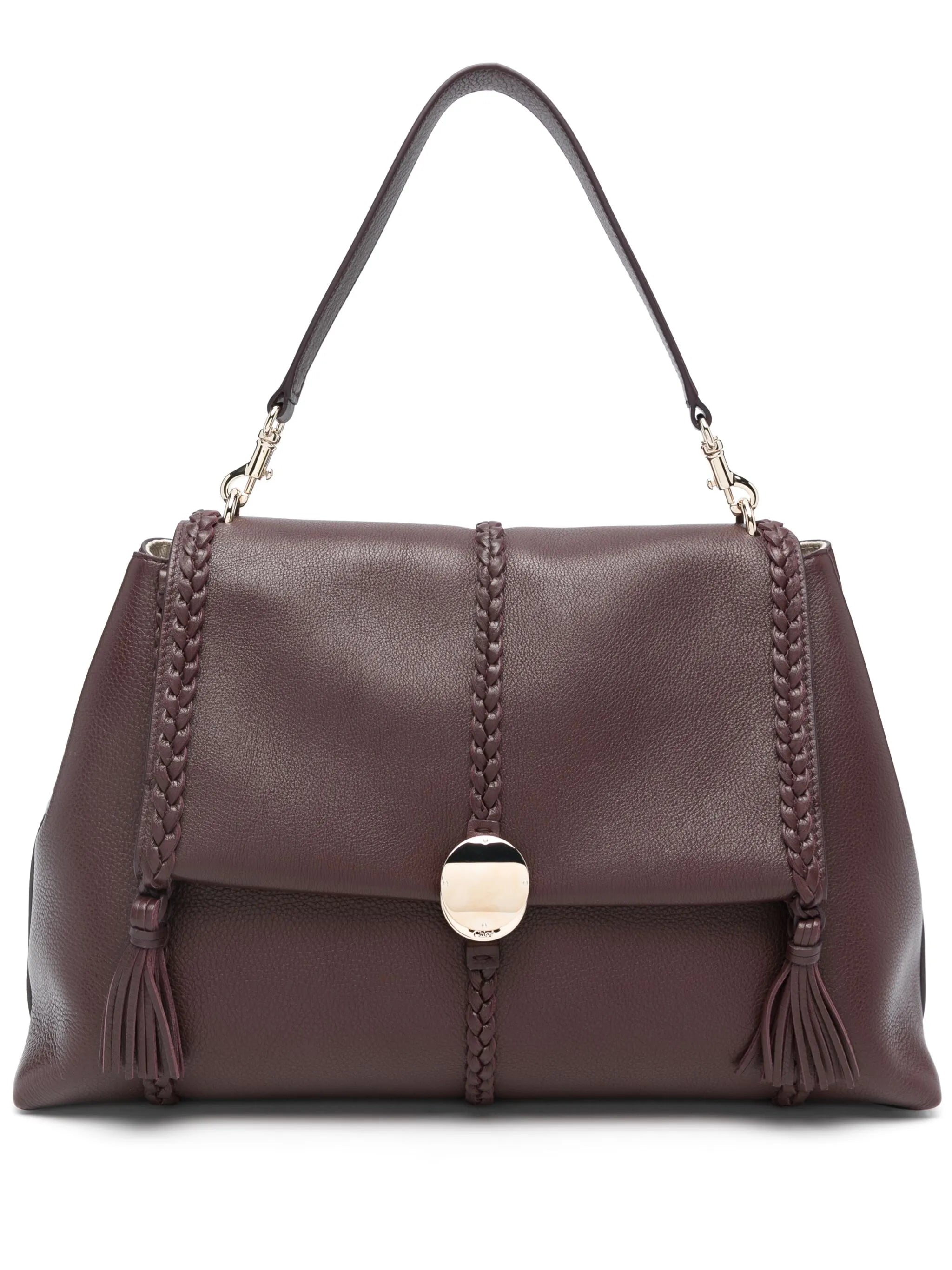 large Penelope leather shoulder bag