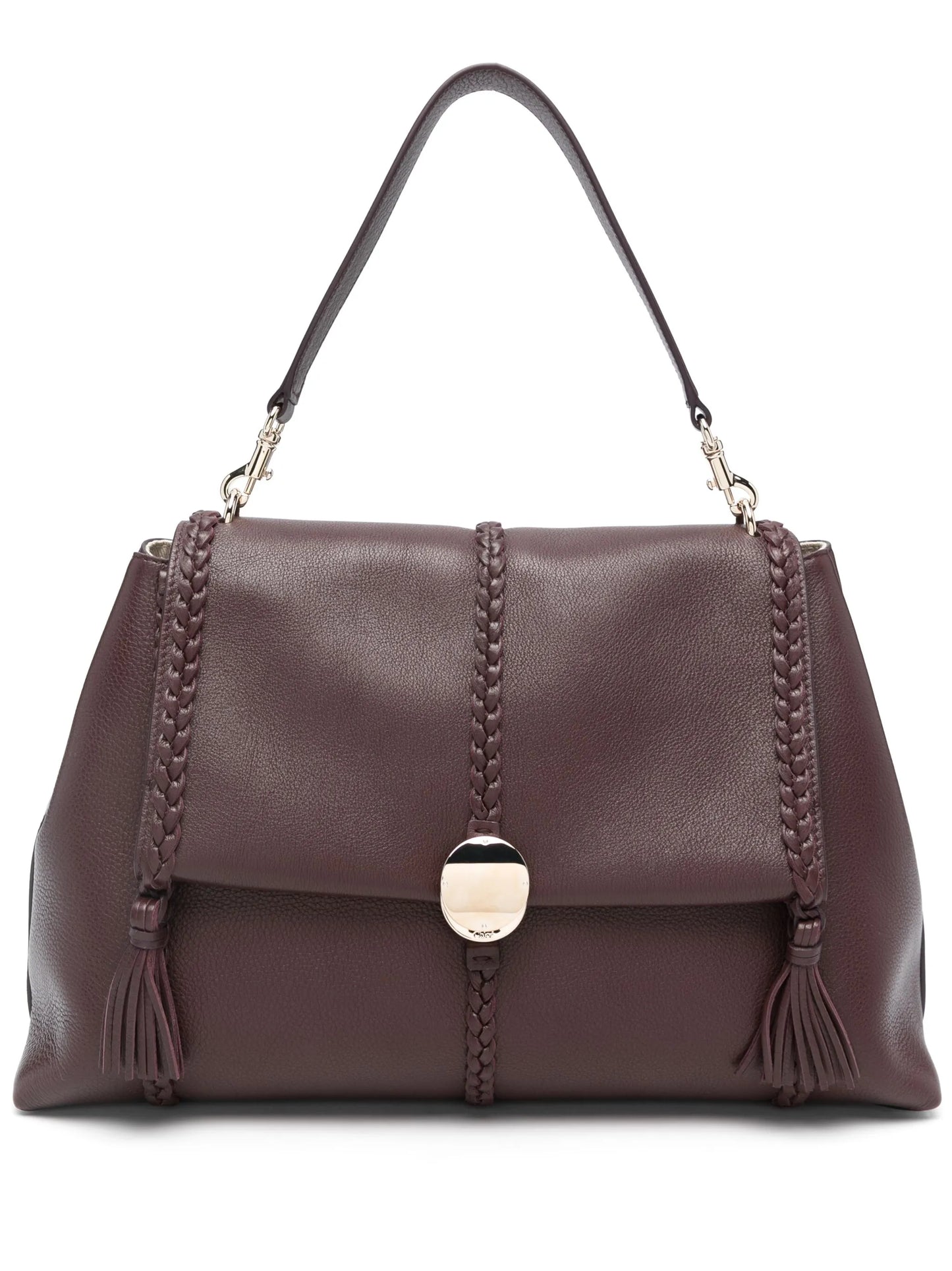 large Penelope leather shoulder bag