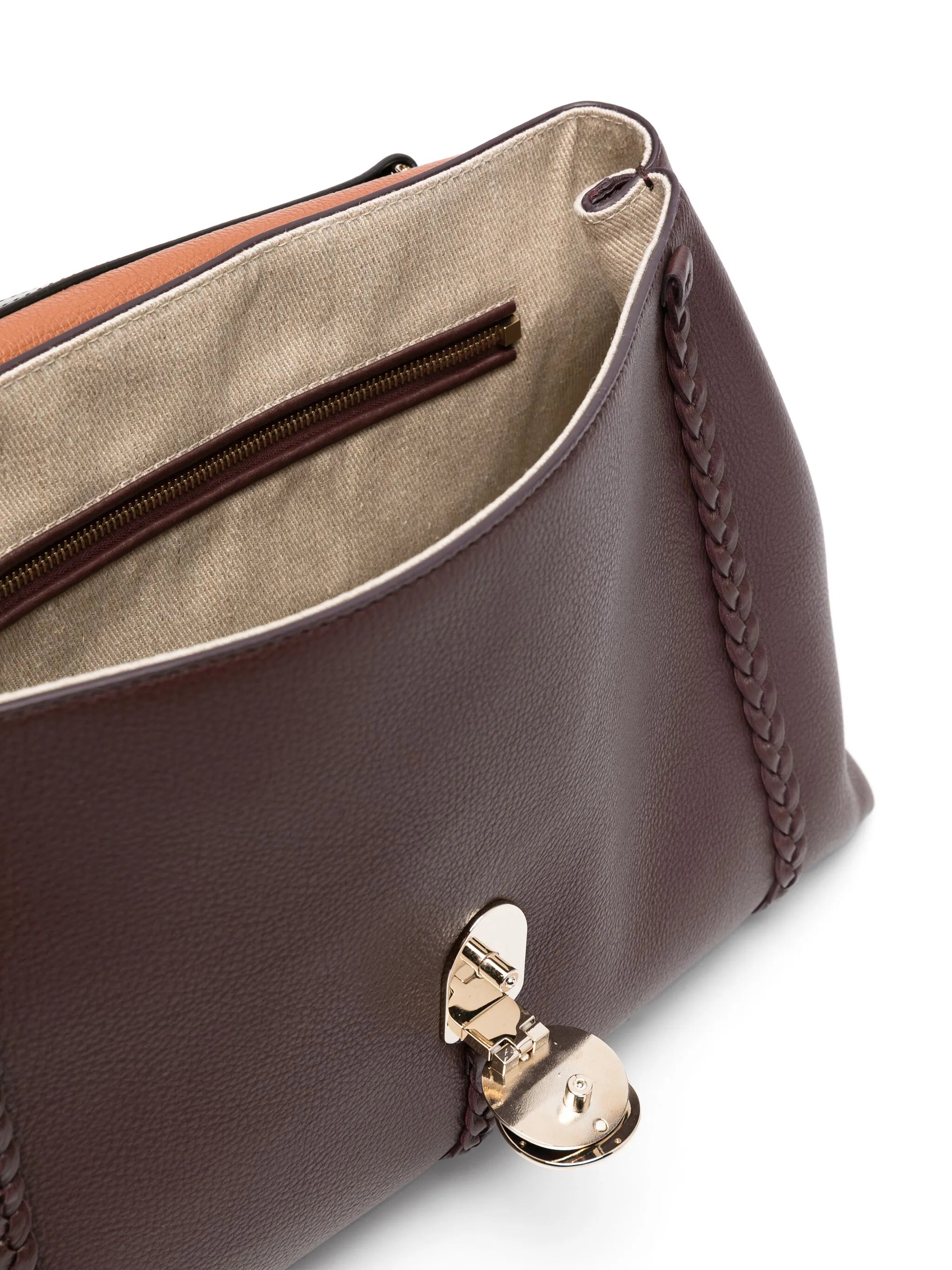 large Penelope leather shoulder bag