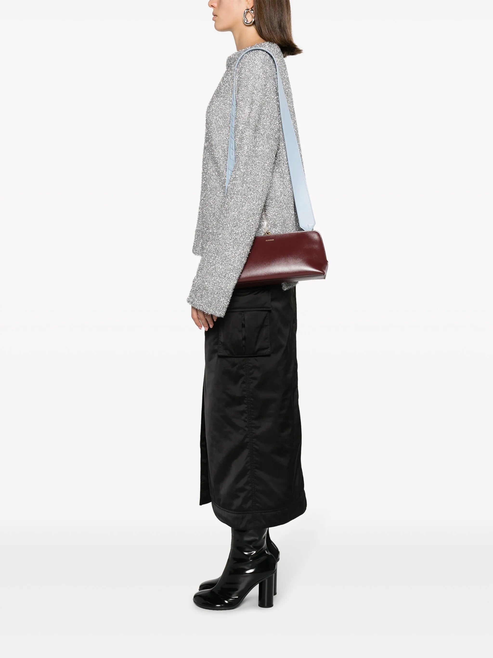 Goji leather shoulder bag