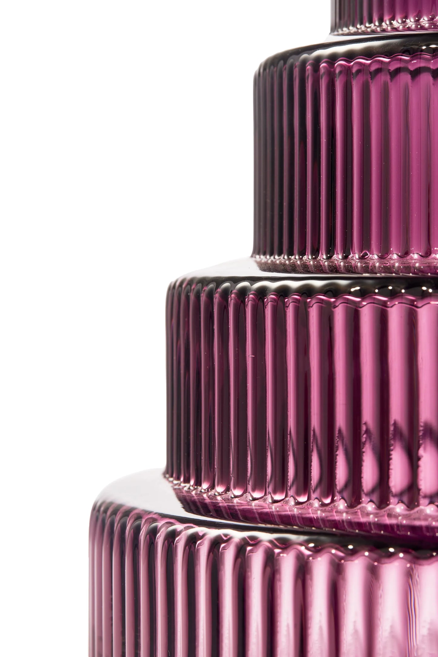 large Steps glass vase