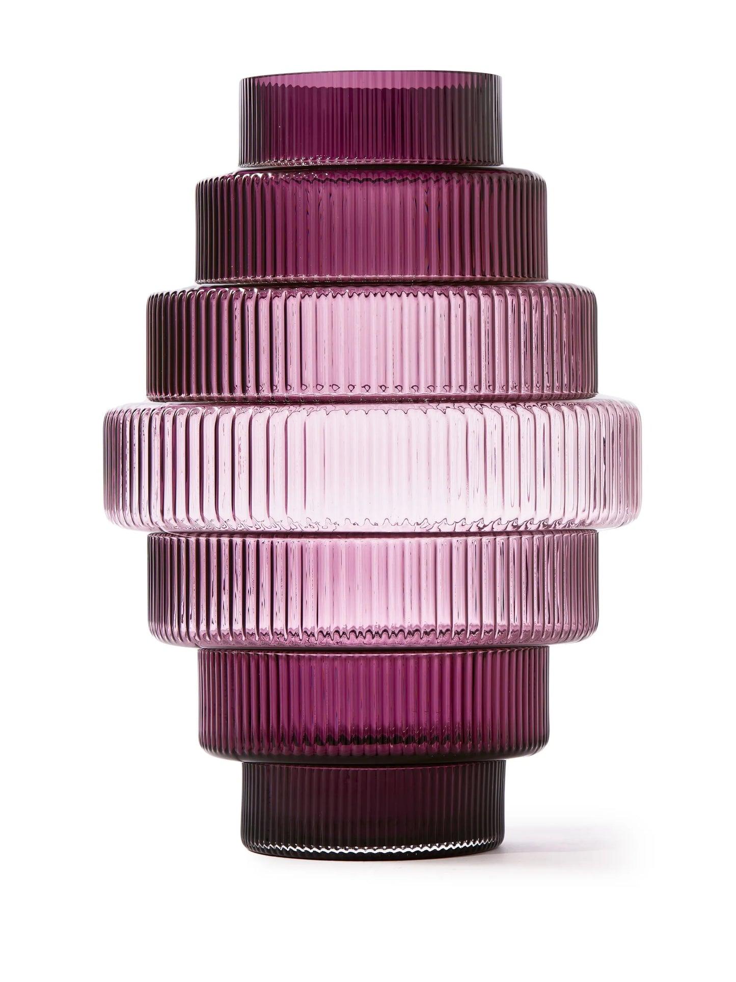 large Steps glass vase
