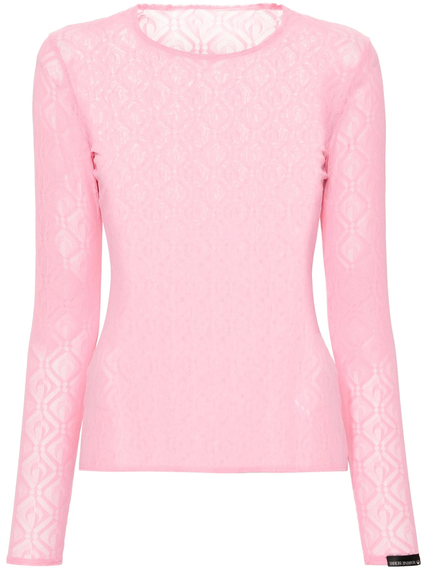 Moon Diamant-jacquard top