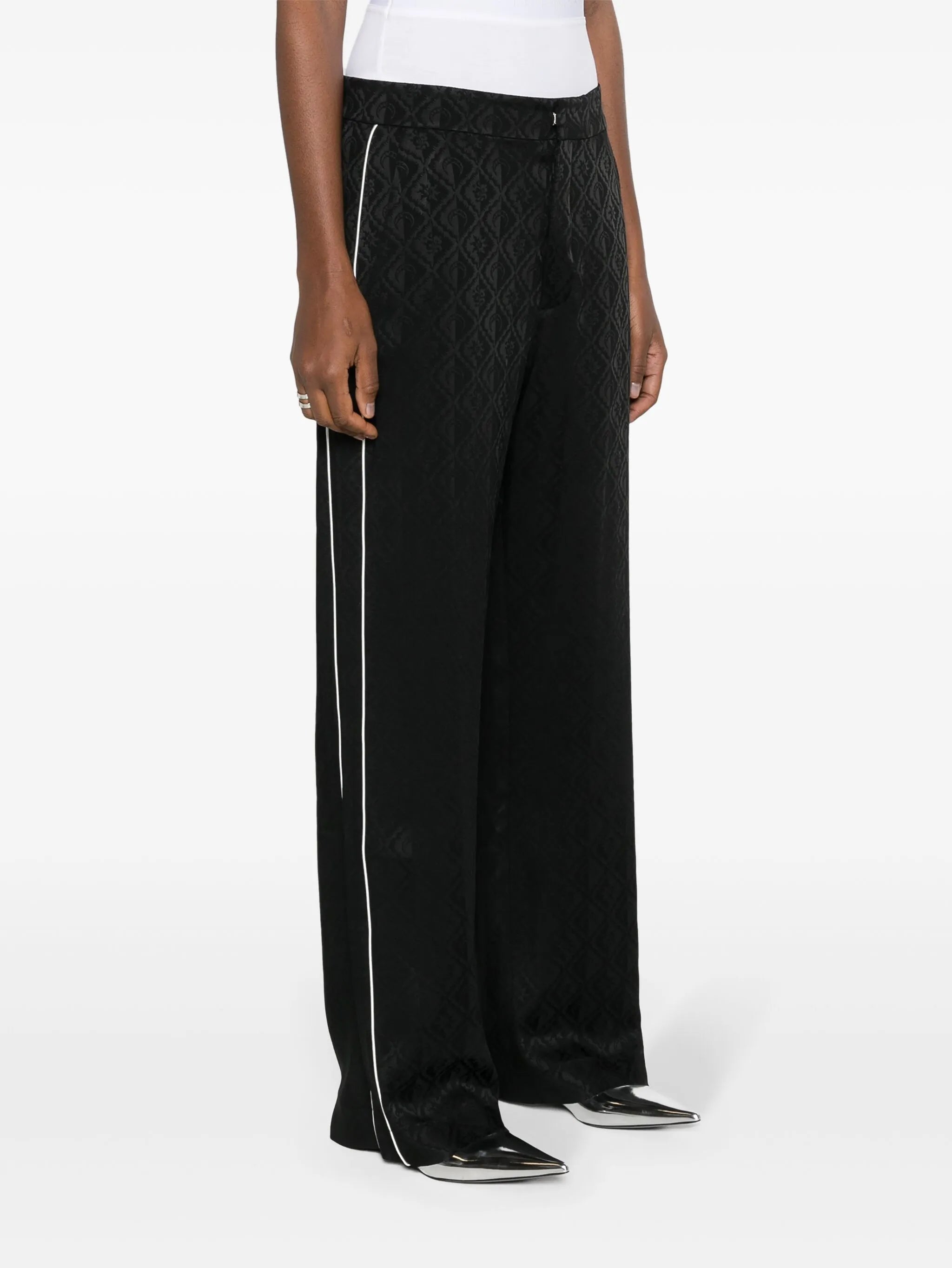 Moon Diamant-jacquard trousers
