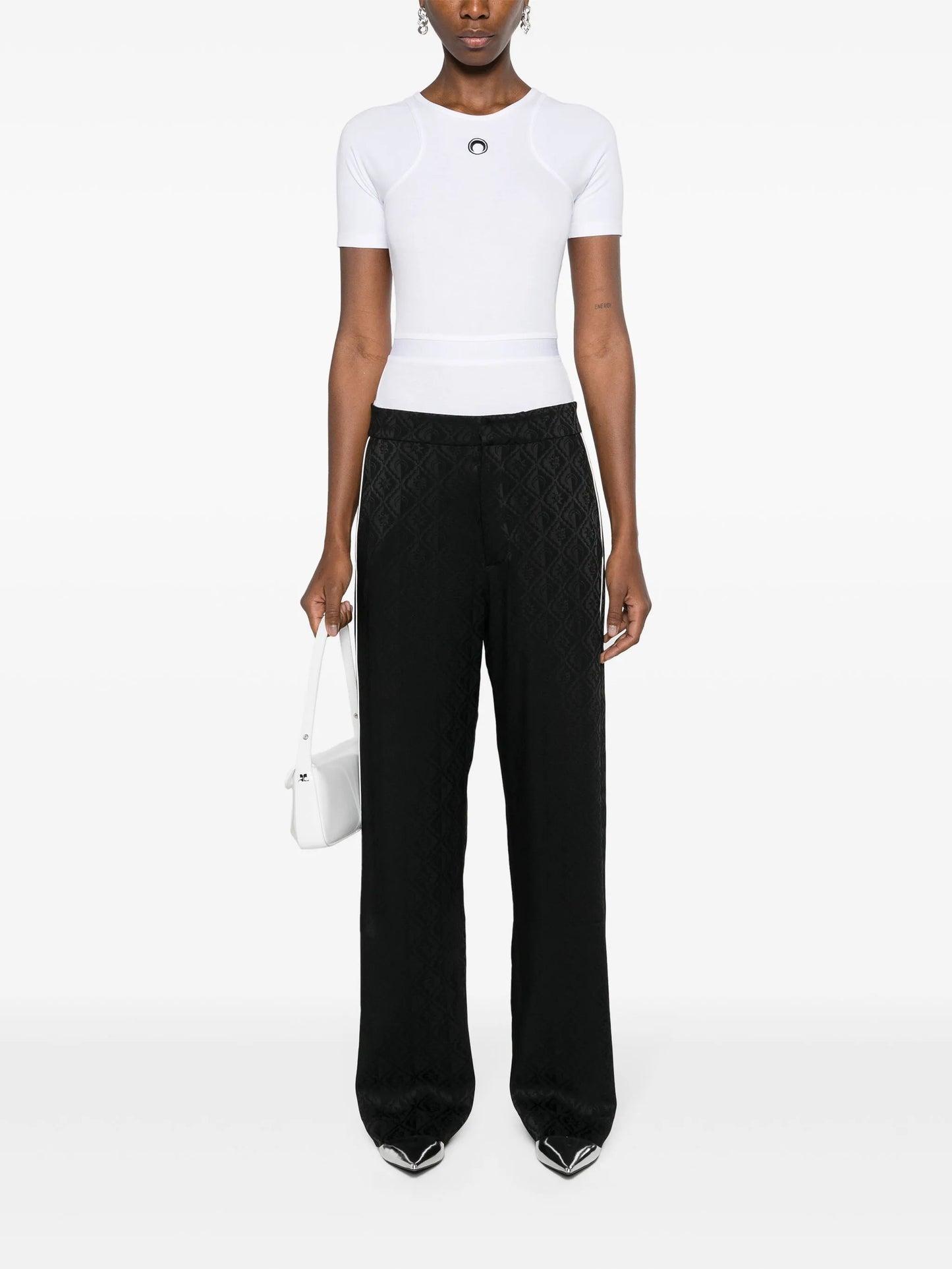 Moon Diamant-jacquard trousers