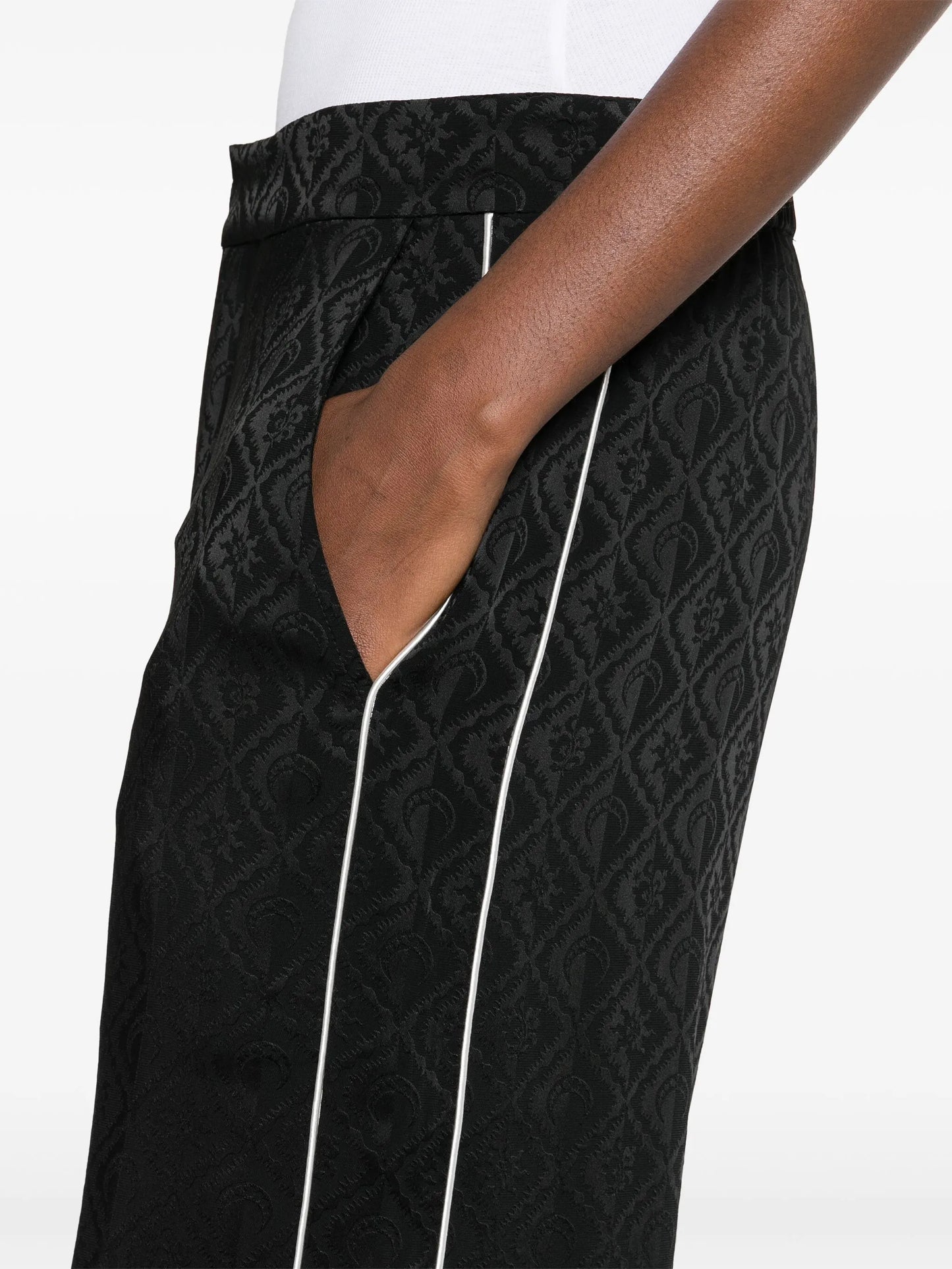 Moon Diamant-jacquard trousers