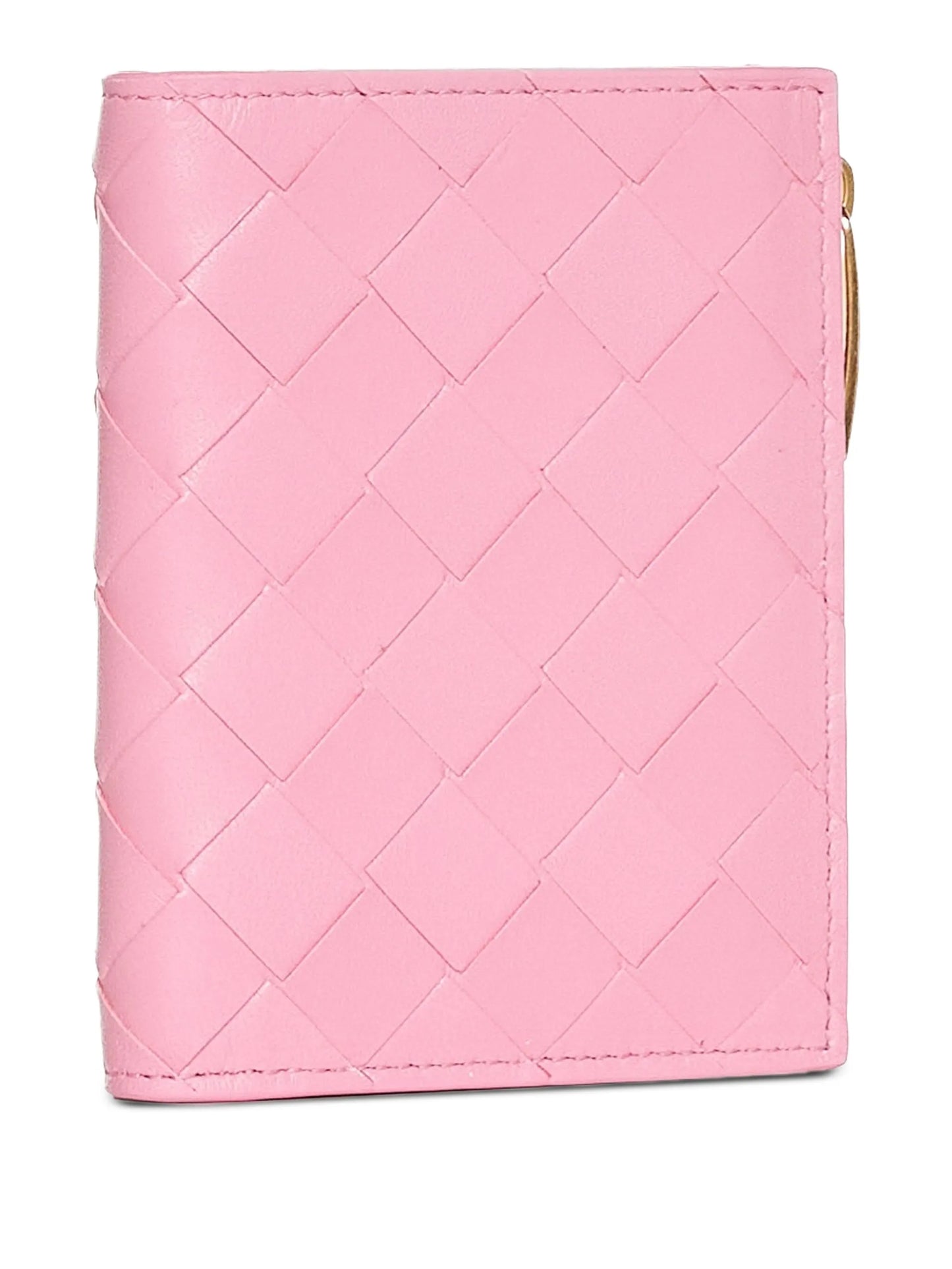 Intrecciato leather bi-fold wallet