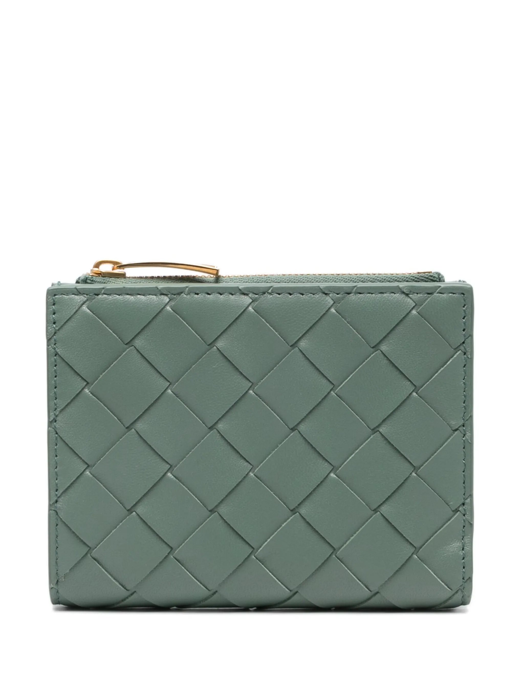 small Intrecciato bi-fold wallet