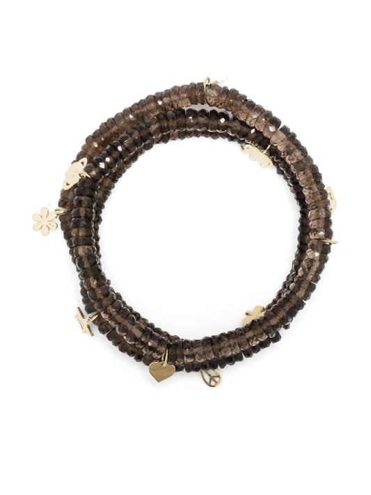 14kt gold Tiny Pure Icon topaz bracelet