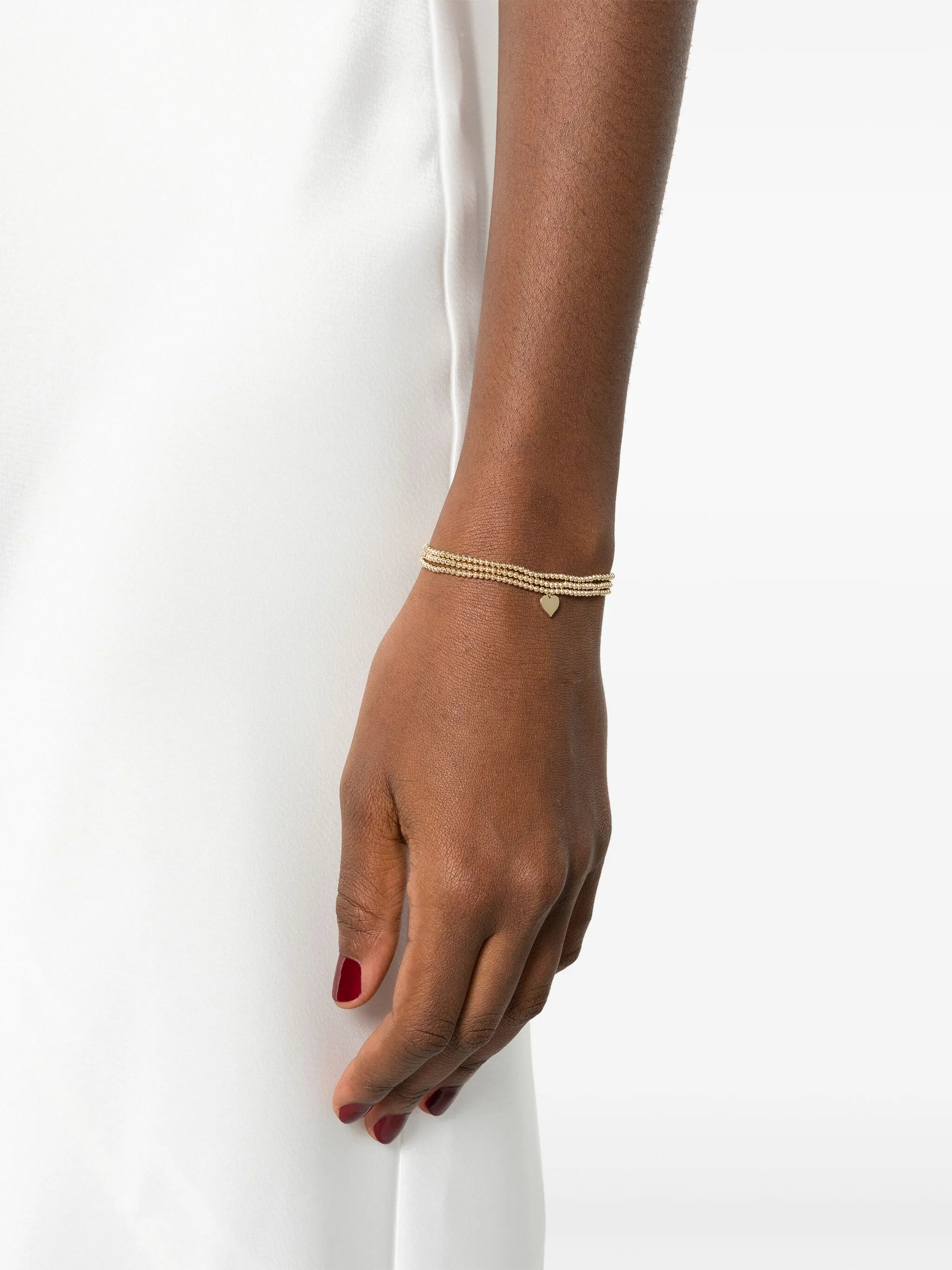 14kt yellow gold Tiny Pure Heart bracelet
