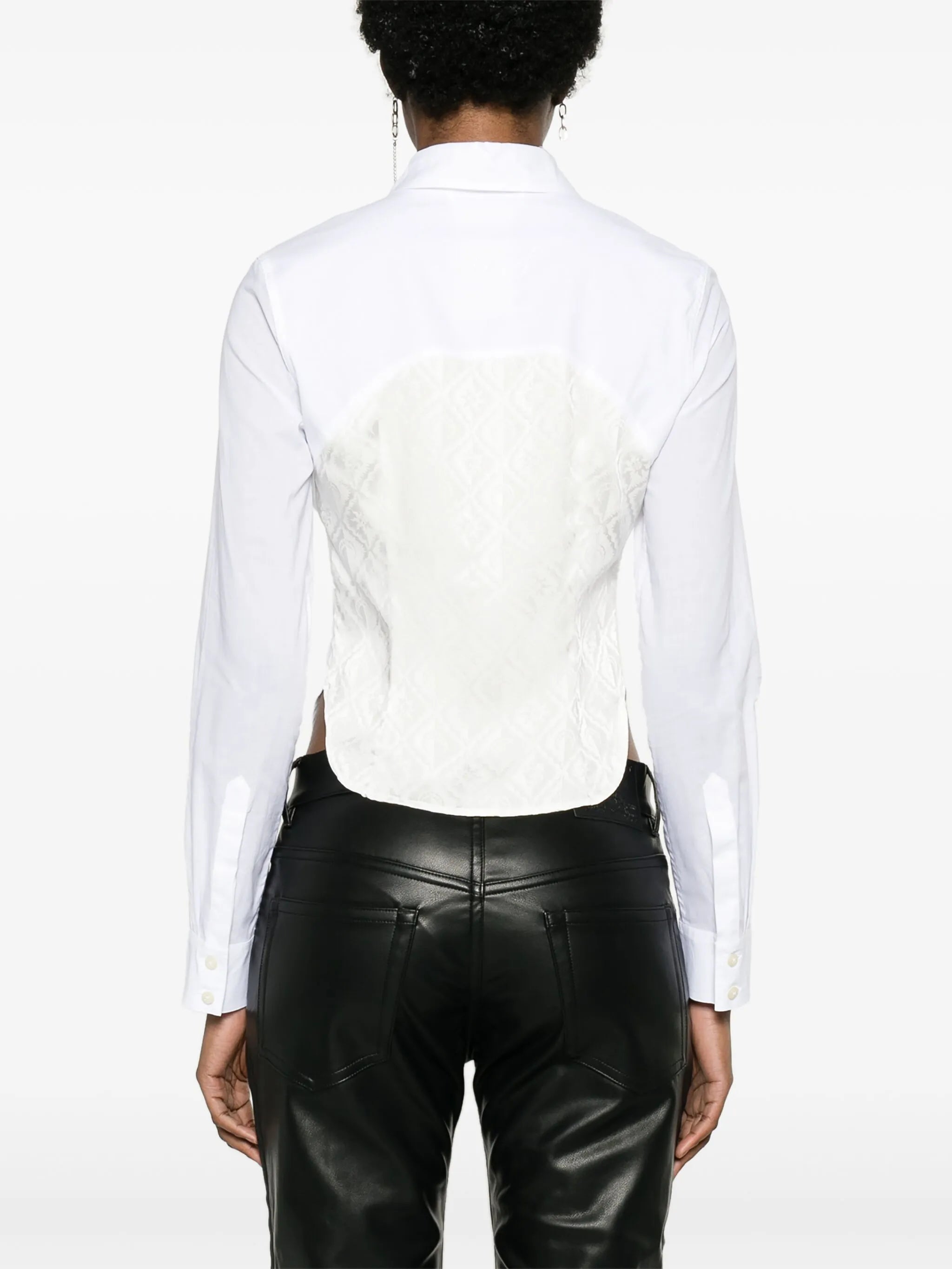 Household corset-style cotton shirt