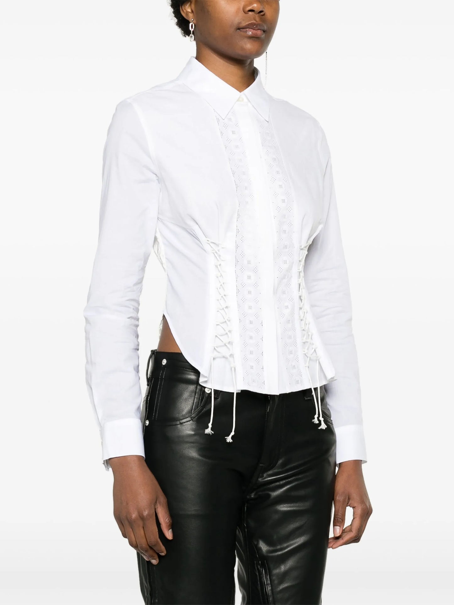 Household corset-style cotton shirt