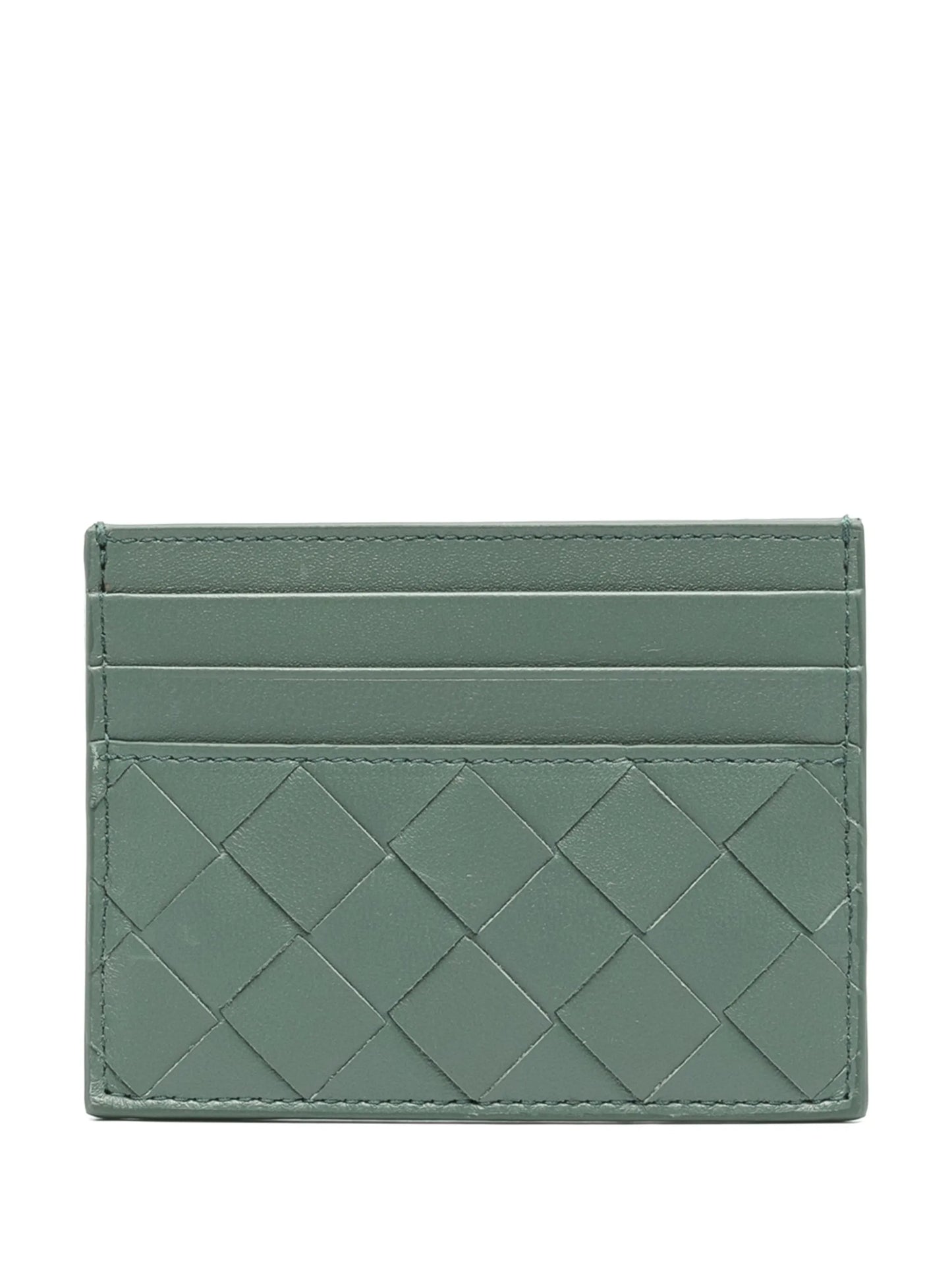 Intrecciato card holder