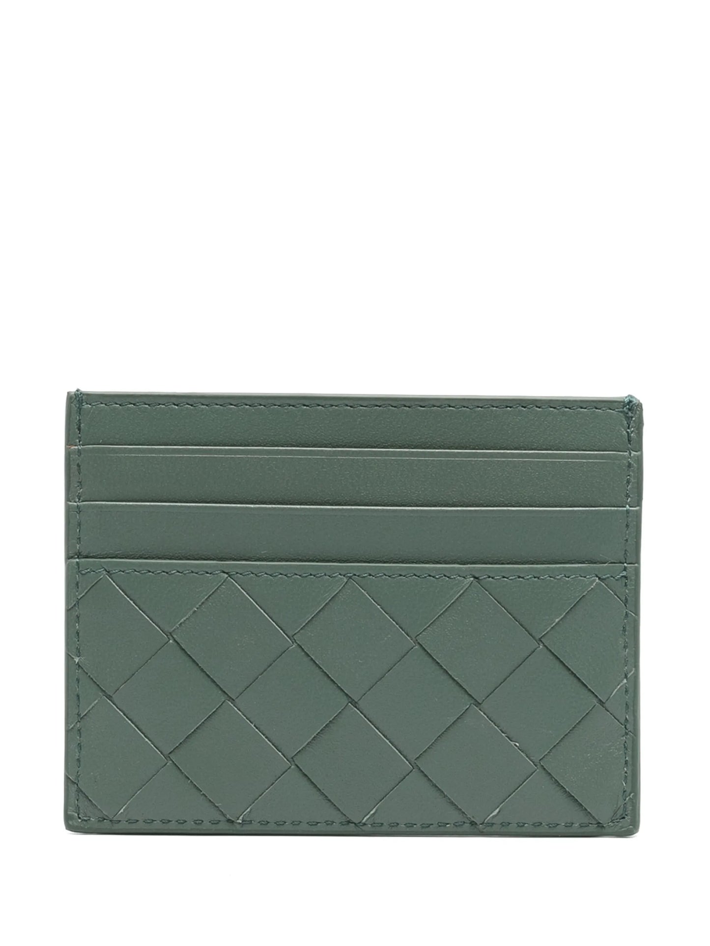 Intrecciato card holder