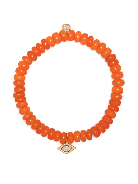 14kt yellow gold Evil Eye opal bracelet