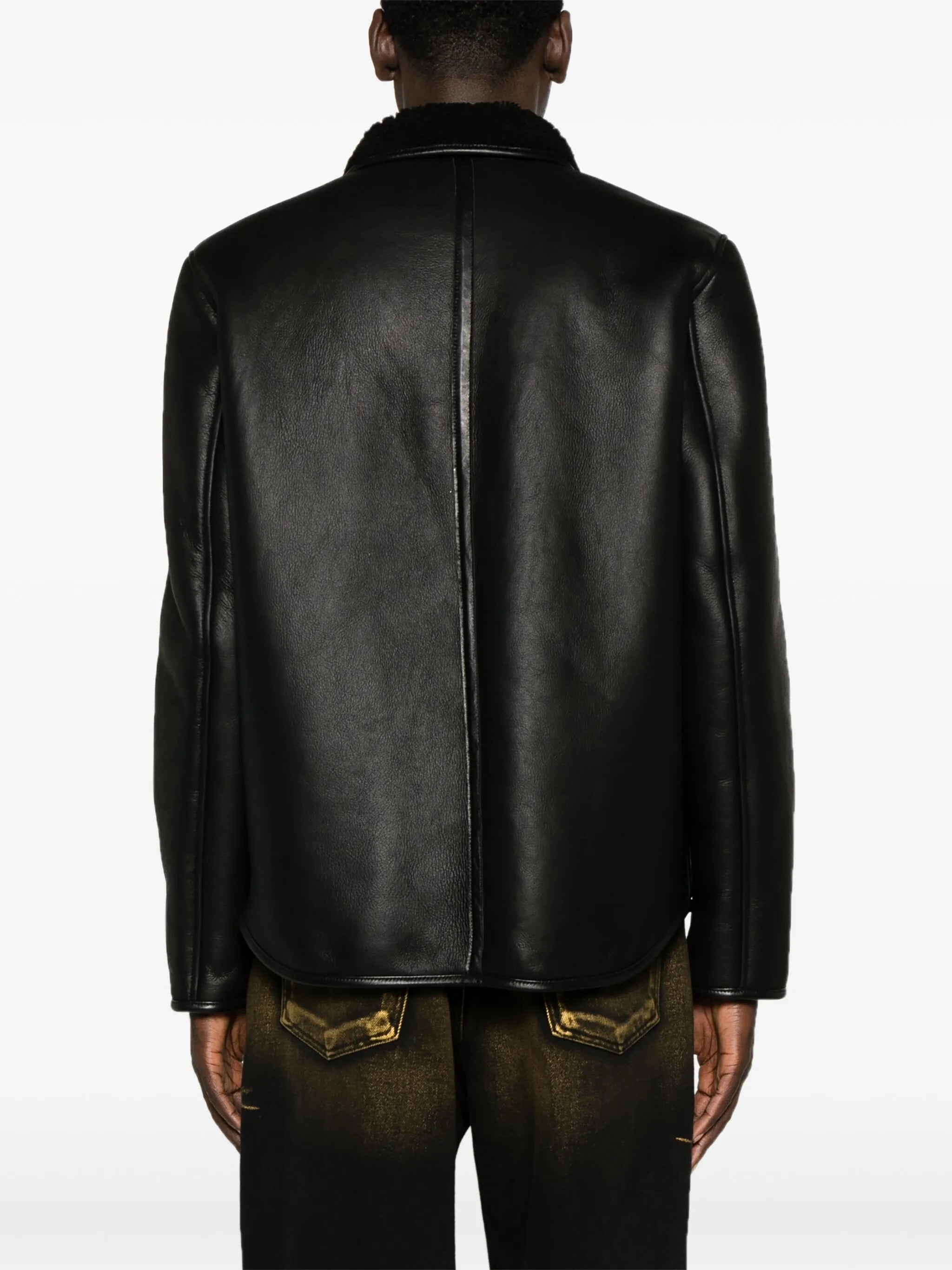 Brainticket leather jacket