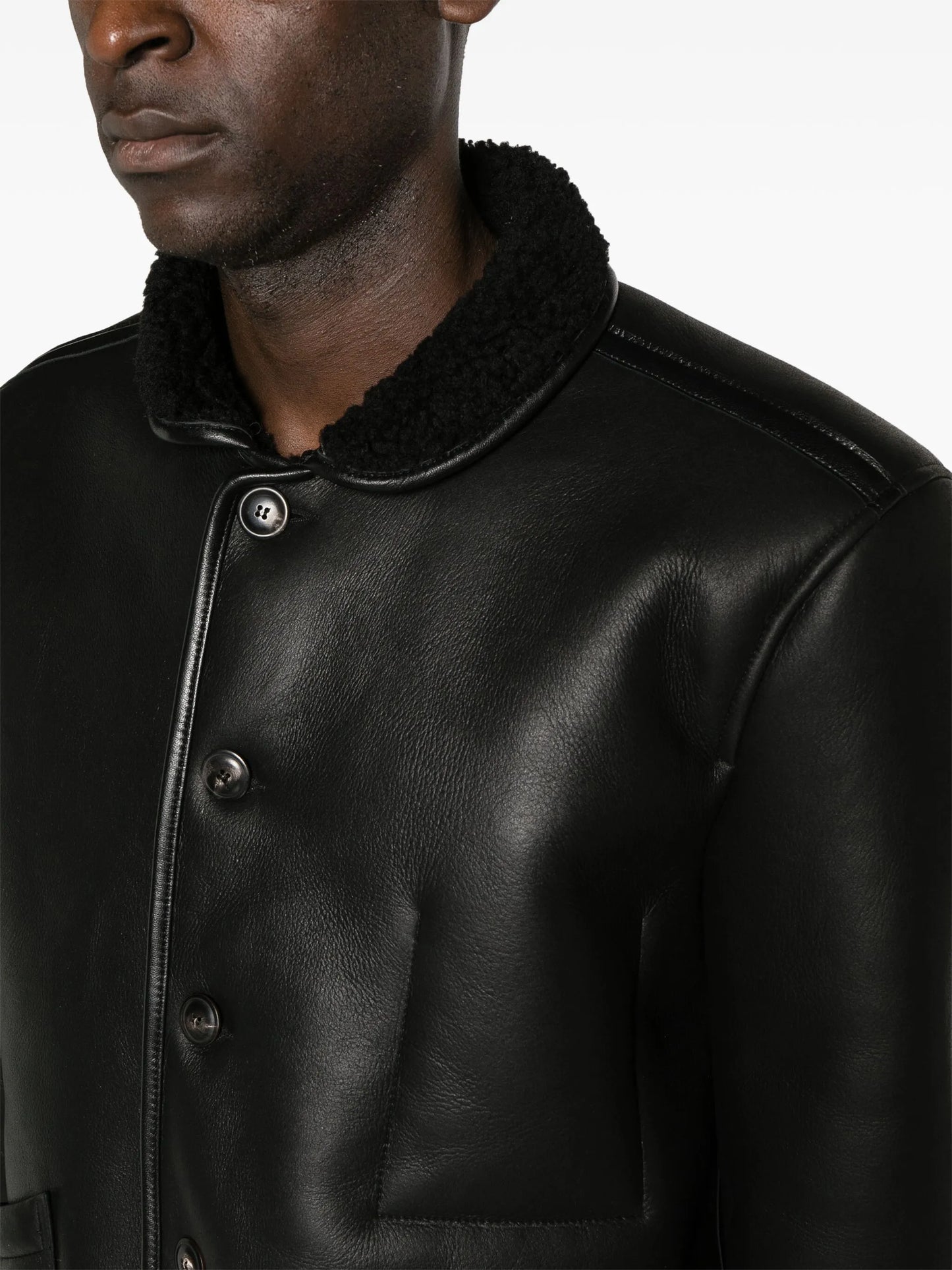 Brainticket leather jacket