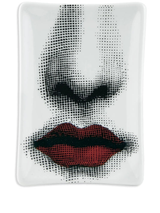 Tema e Variazioni Bocca porcelain ashtray