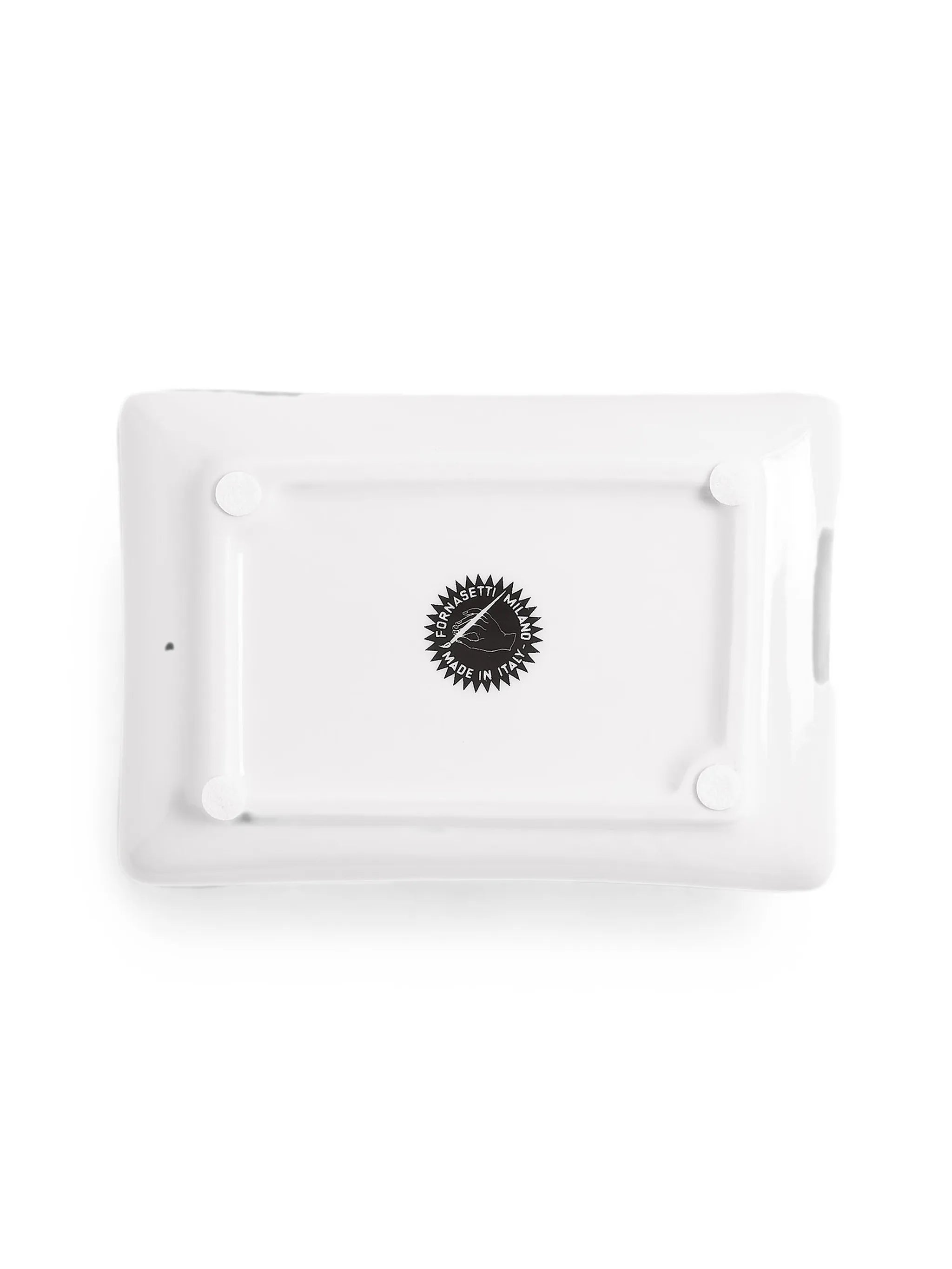 Mano hand-motif porcelain ashtray