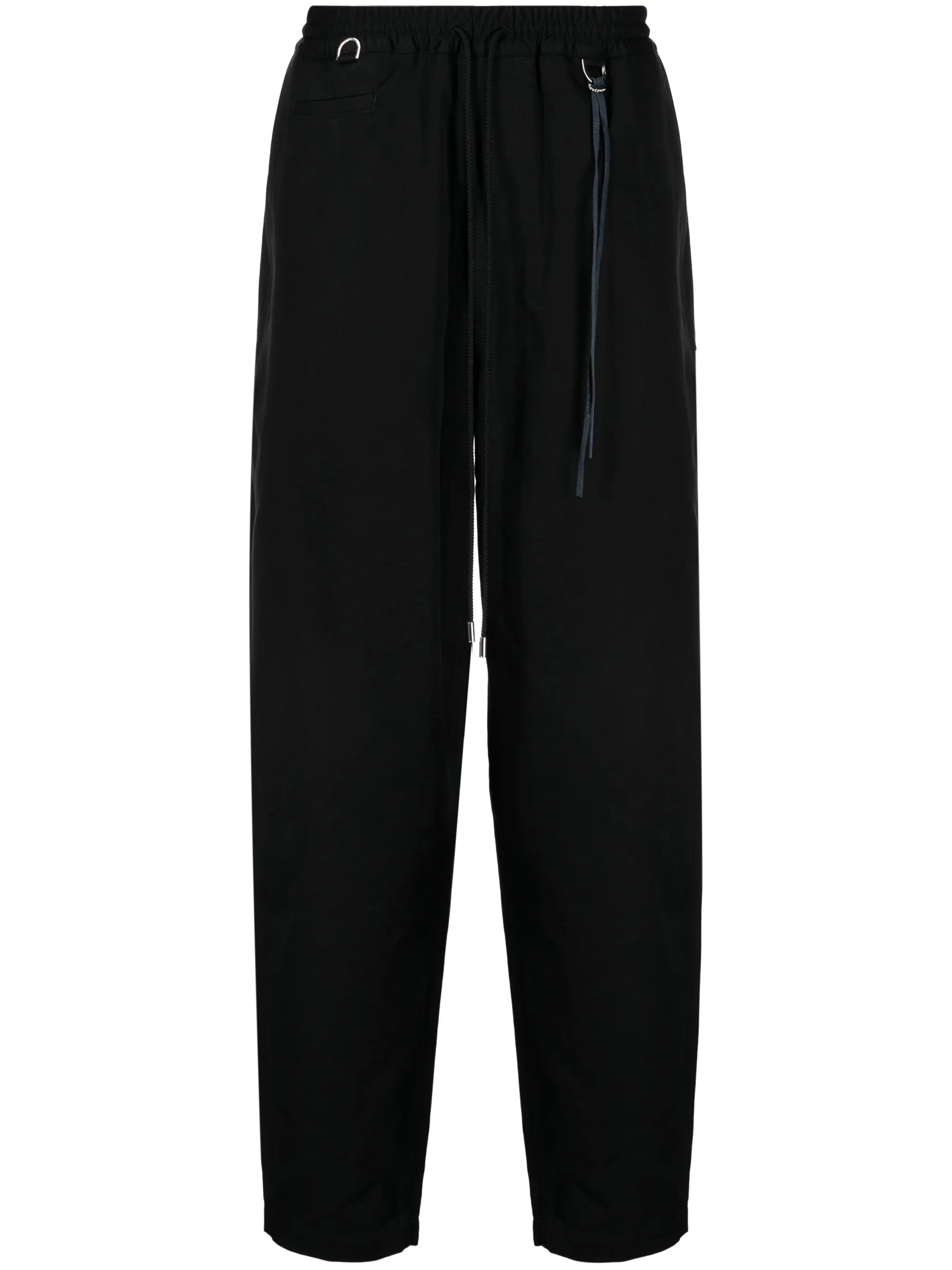 skull-appliqué track pants