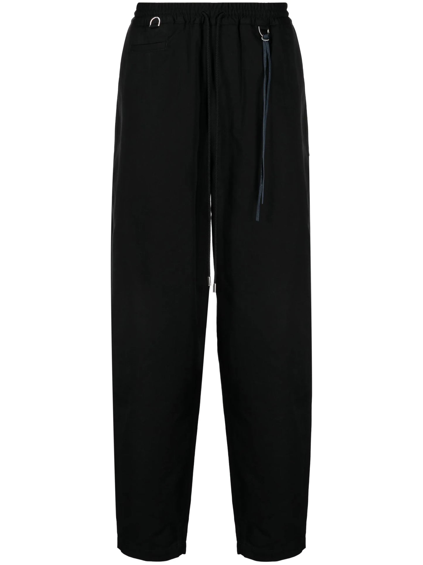 skull-appliqué track pants