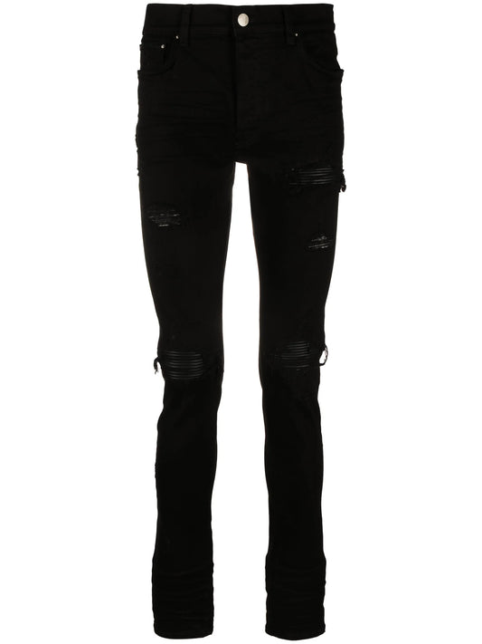 MX1 distressed-effect skinny jeans