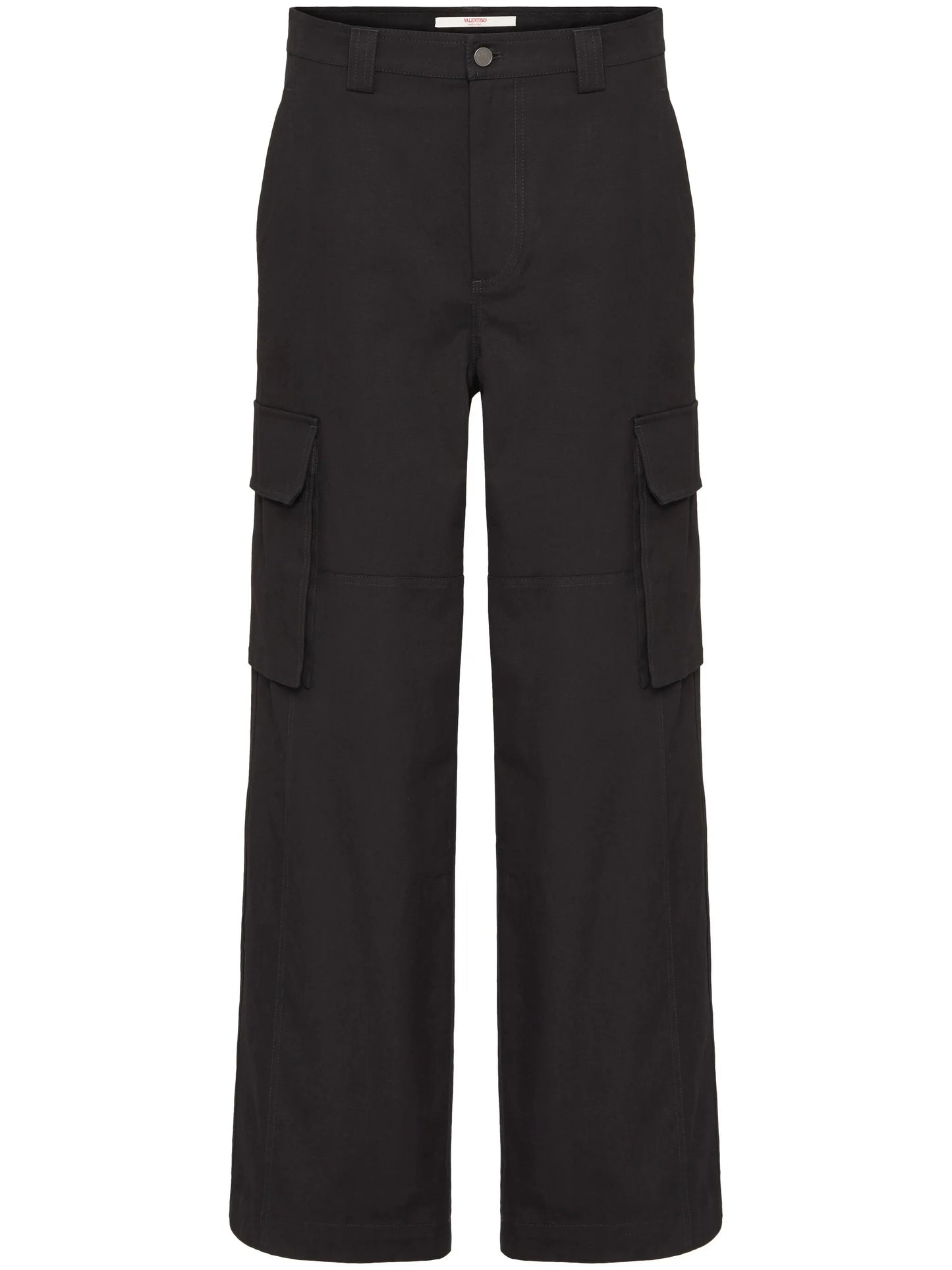 wide-leg cargo trousers