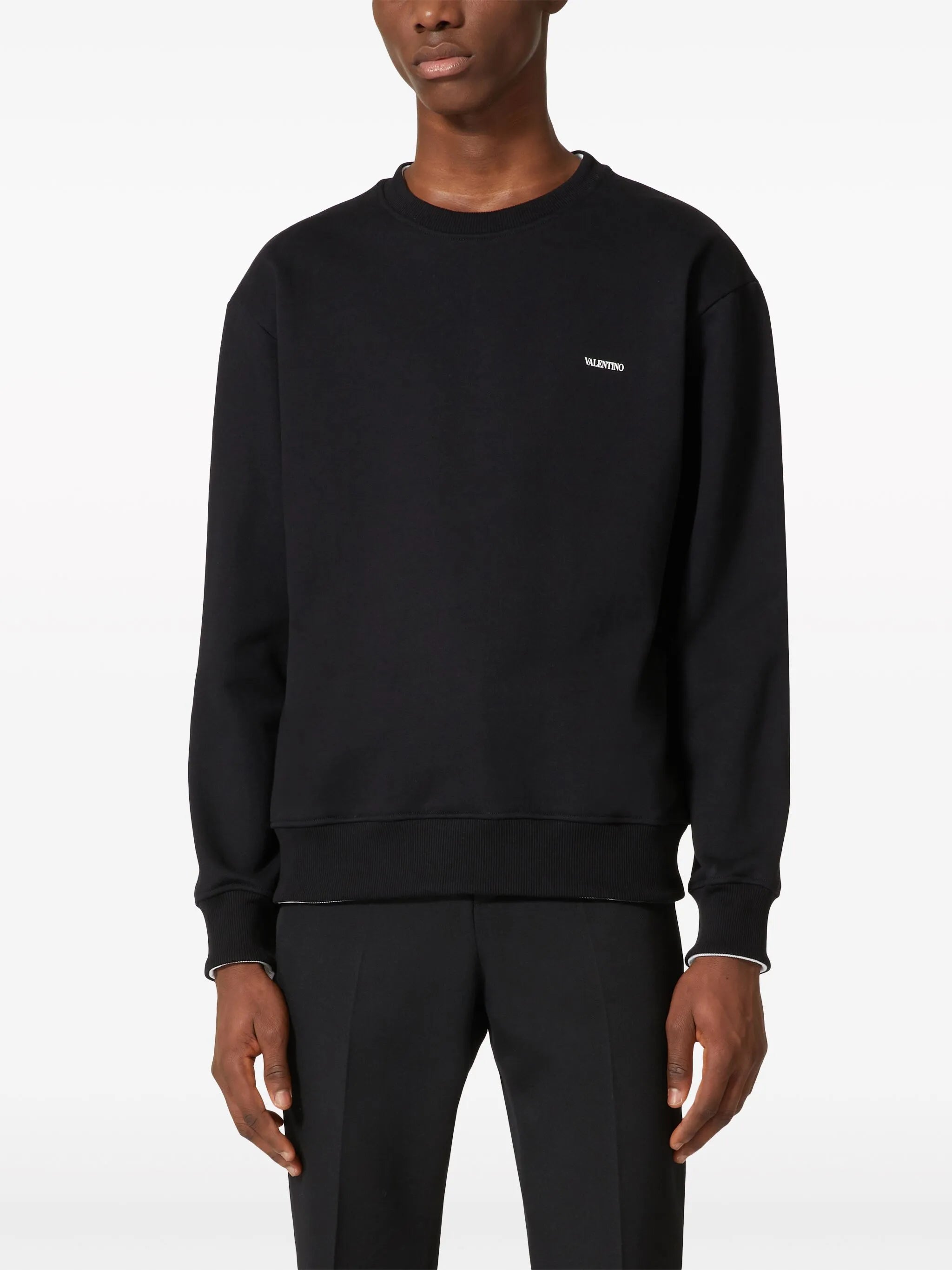 logo-print cotton sweatshirt