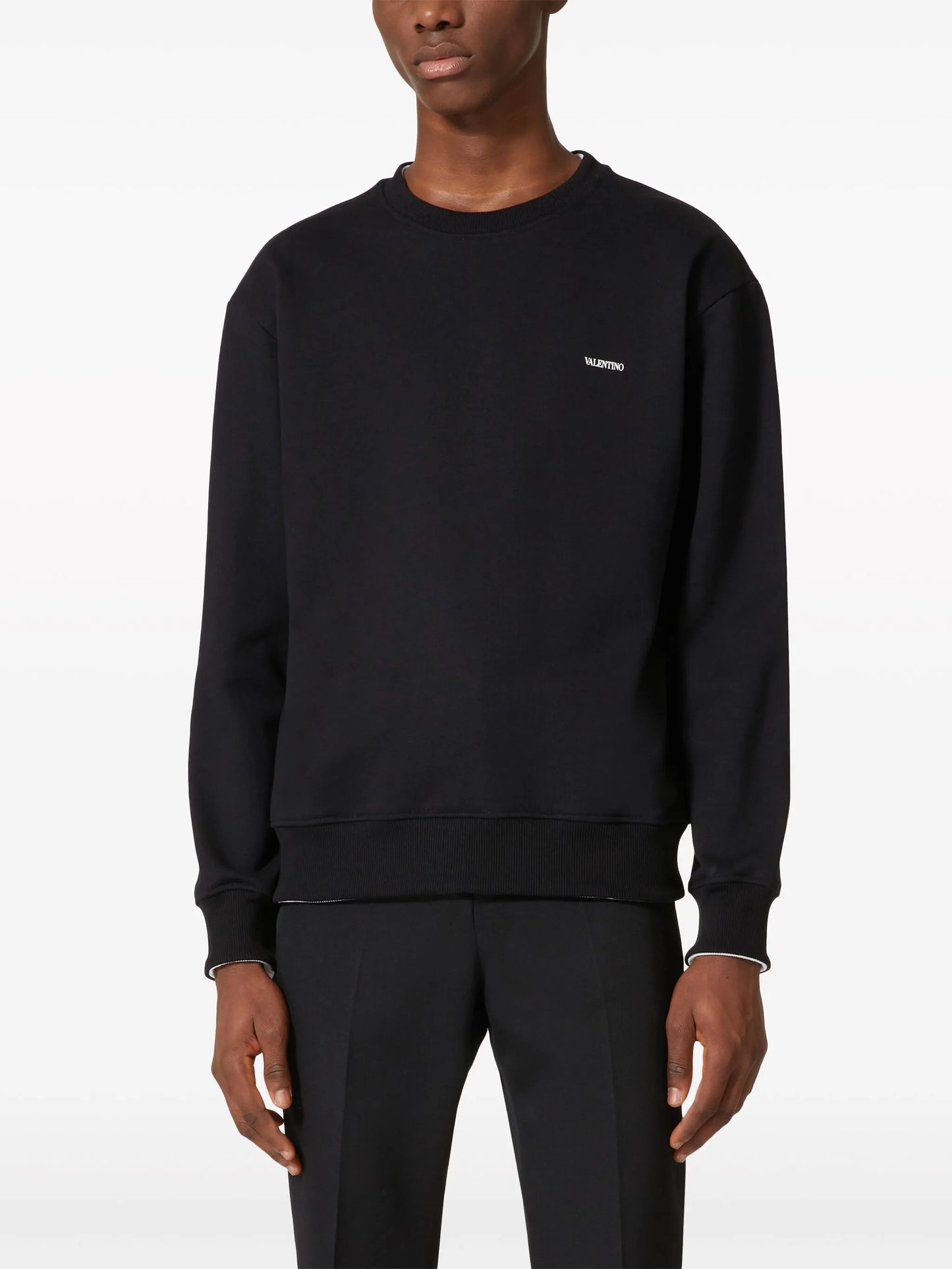 logo-print cotton sweatshirt