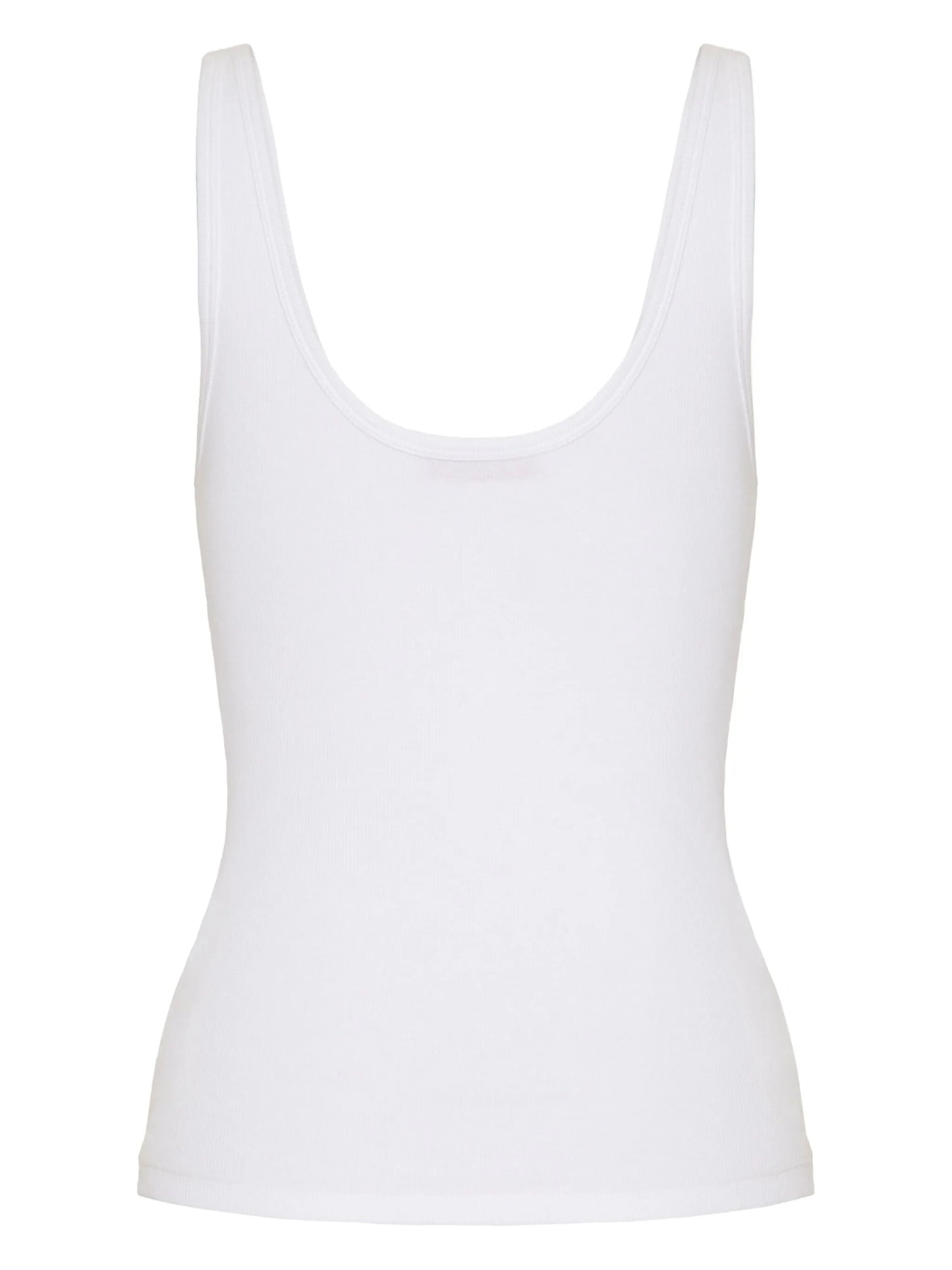 VGold ribbed tank top