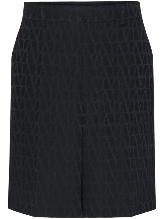 Toile Iconographe silk bermuda shorts