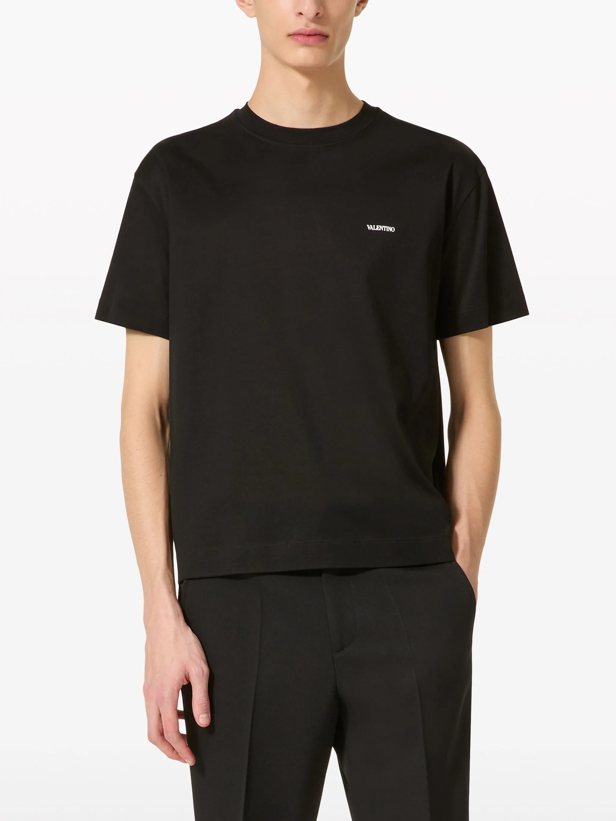 logo-print cotton T-shirt