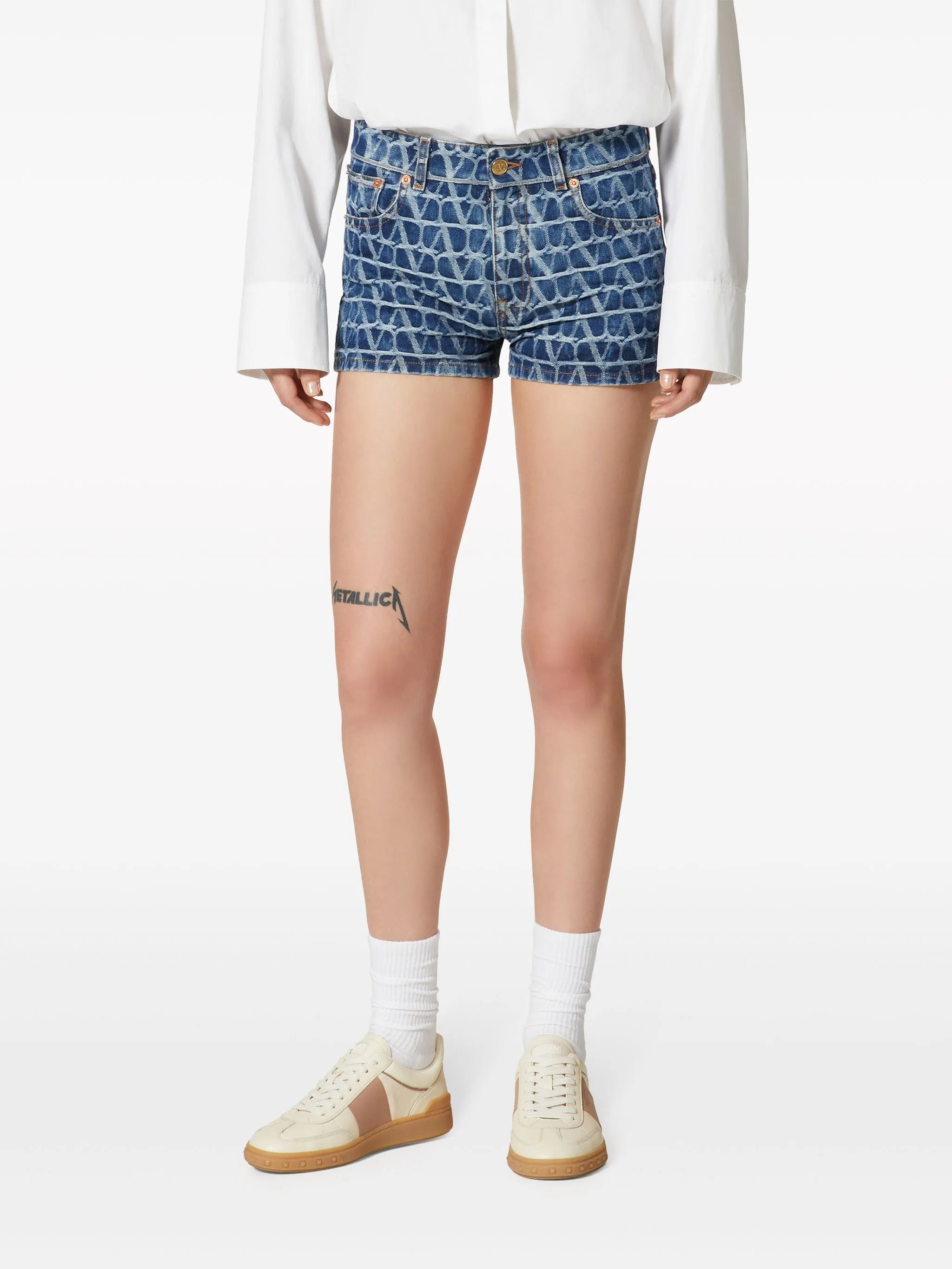 Toile Iconographe denim shorts