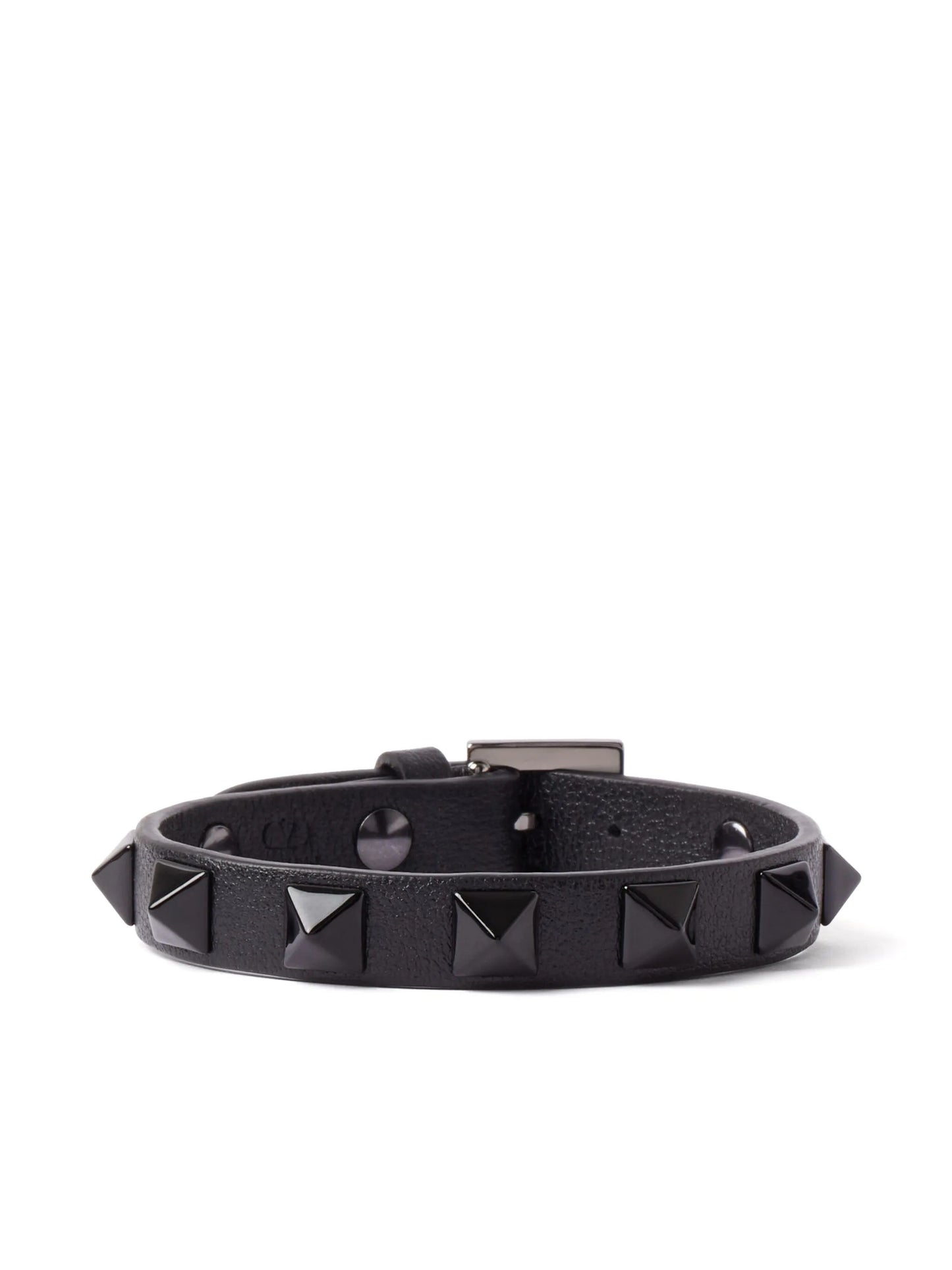 Rockstud leather bracelet