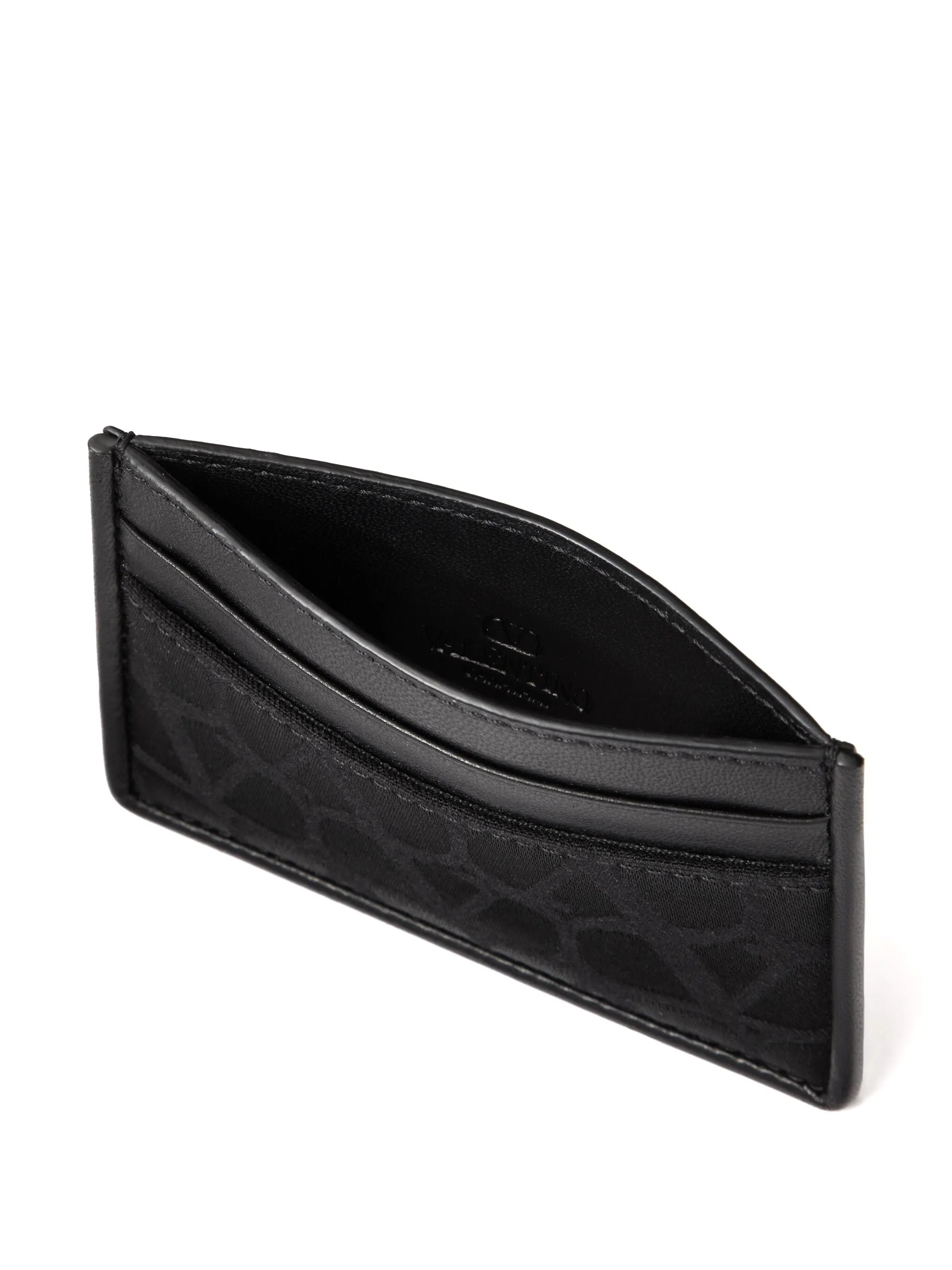 Toile Iconographe leather cardholder