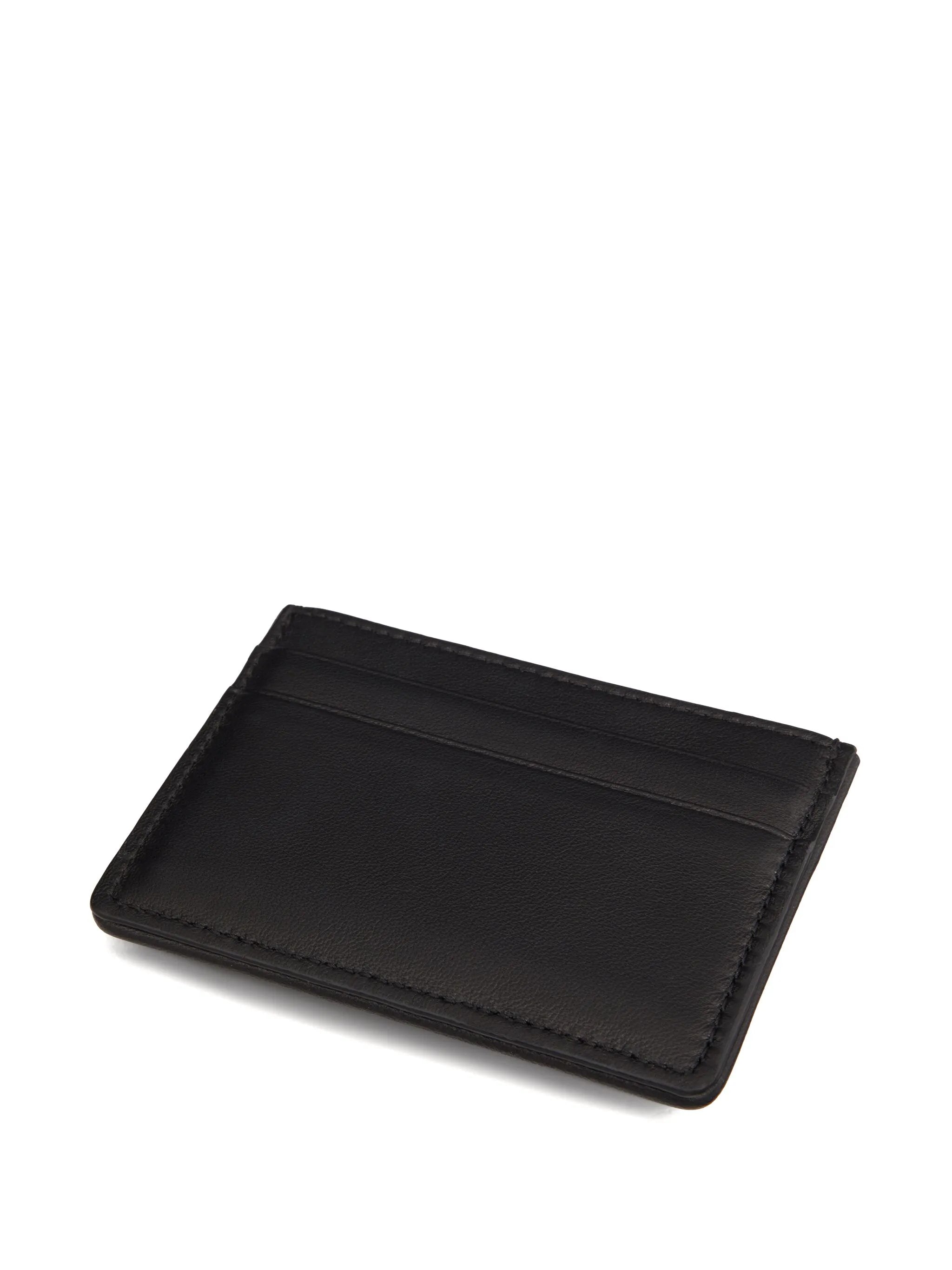 Toile Iconographe leather cardholder