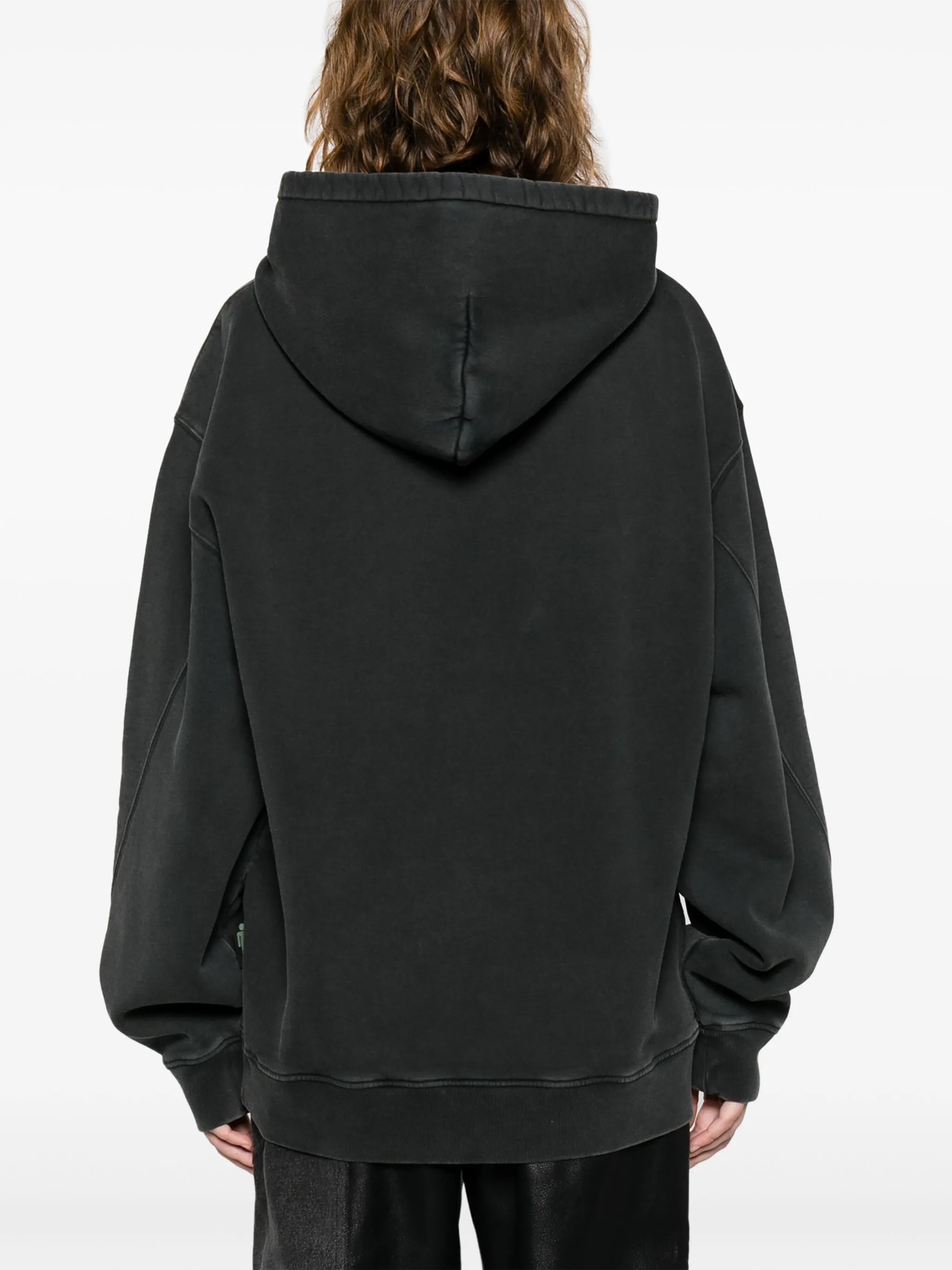 crystal-embellished cotton hoodie