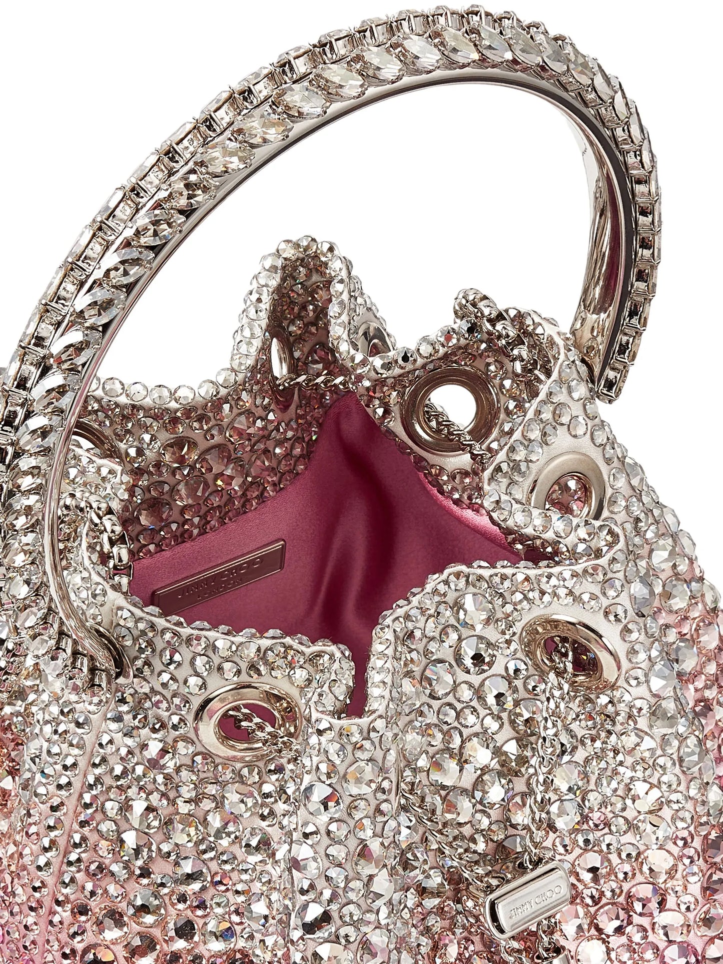 Bon Bon crystal-embellished bucket bag