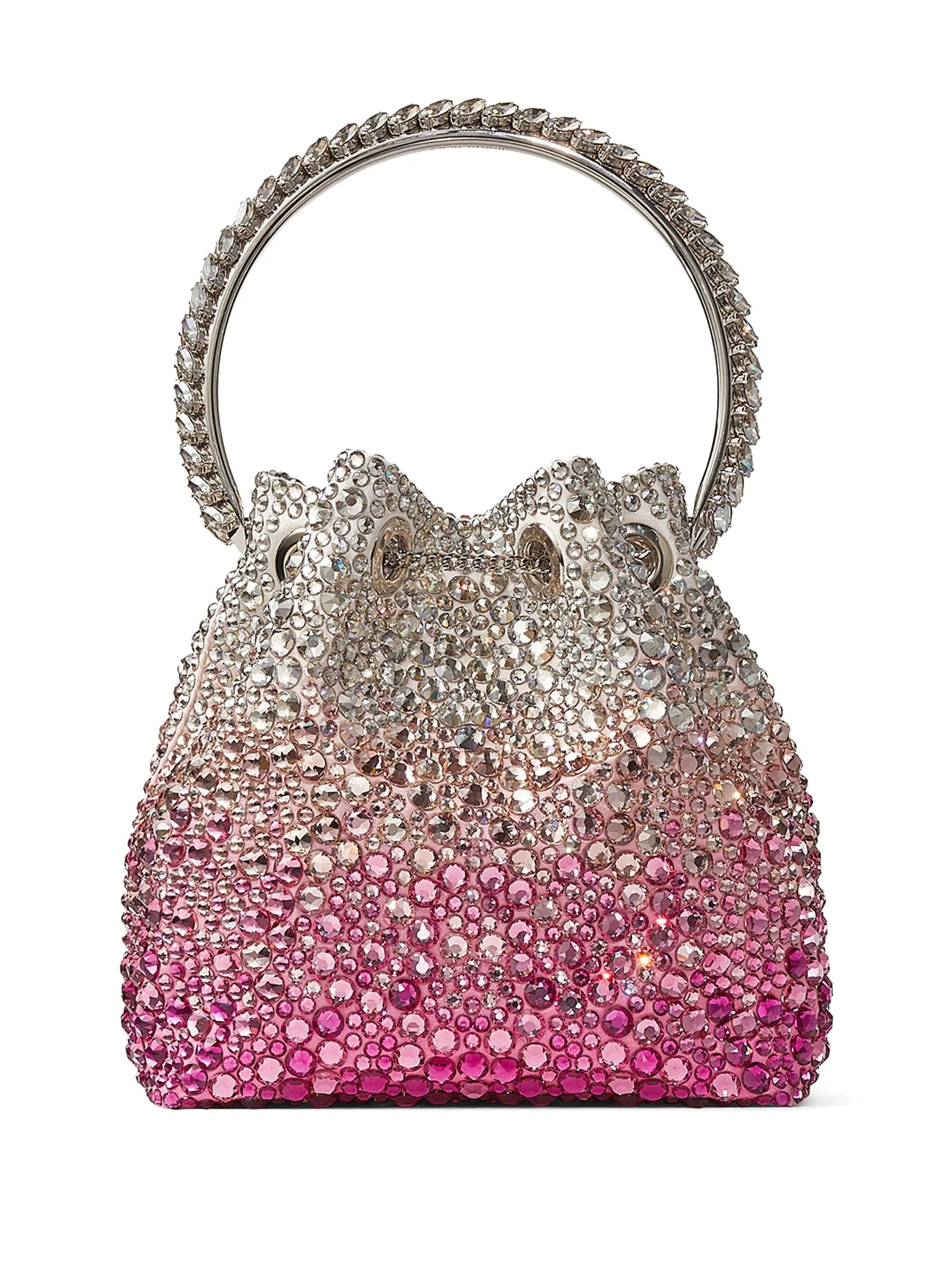 Bon Bon crystal-embellished bucket bag