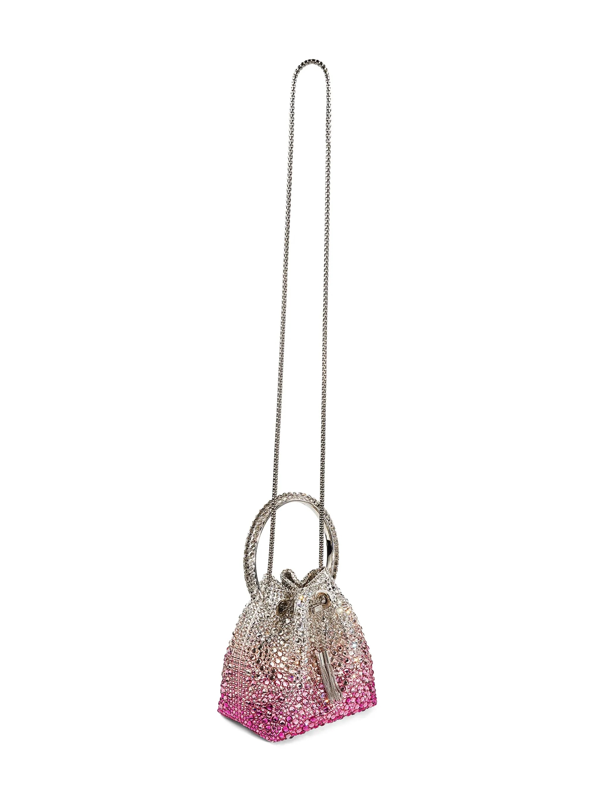 Bon Bon crystal-embellished bucket bag