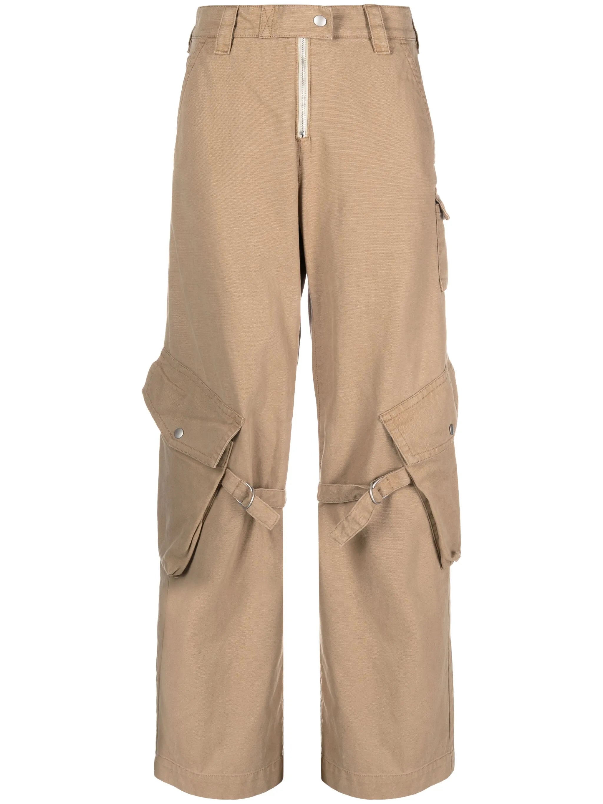 cotton cargo trousers