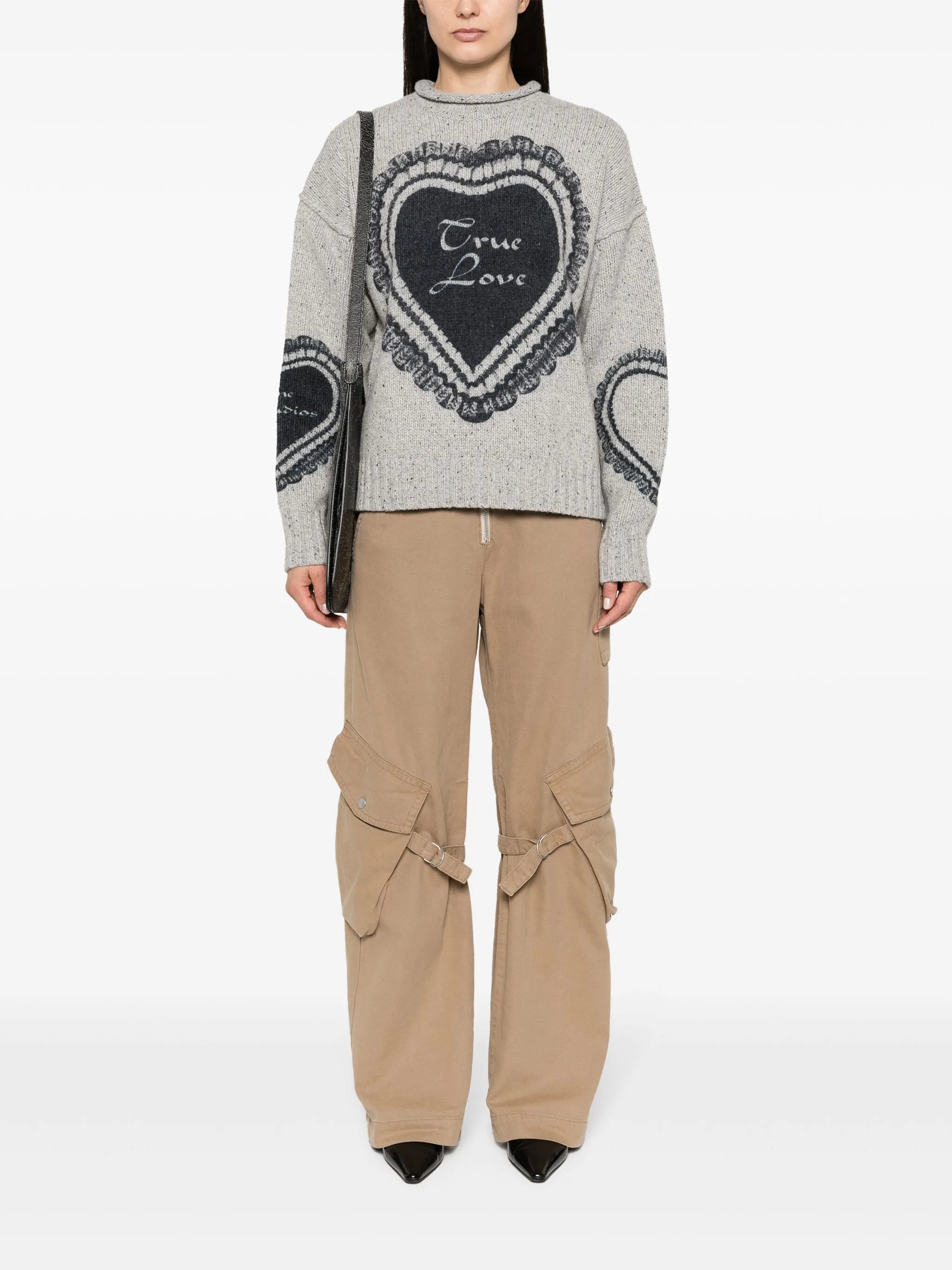 cotton cargo trousers
