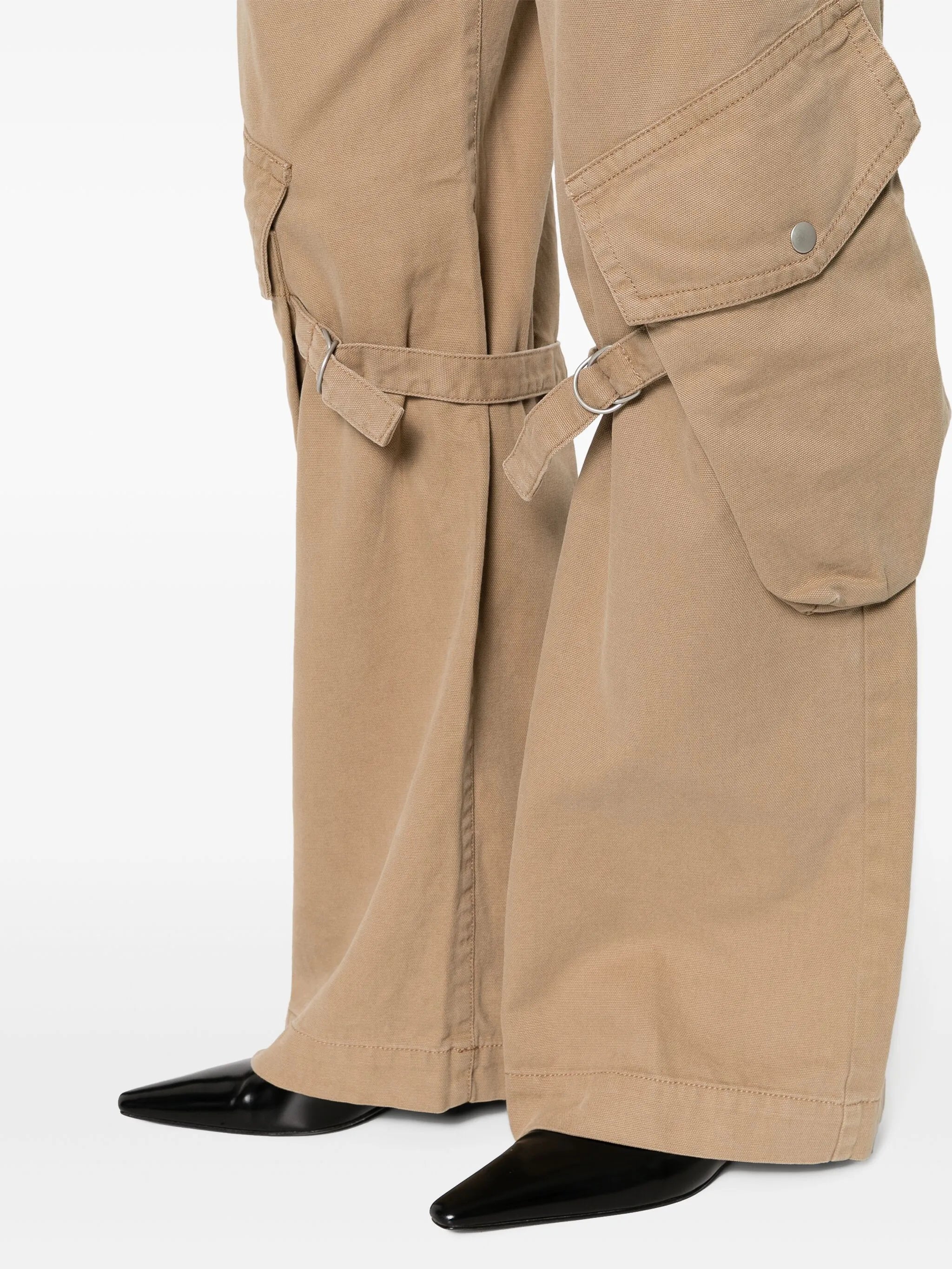 cotton cargo trousers