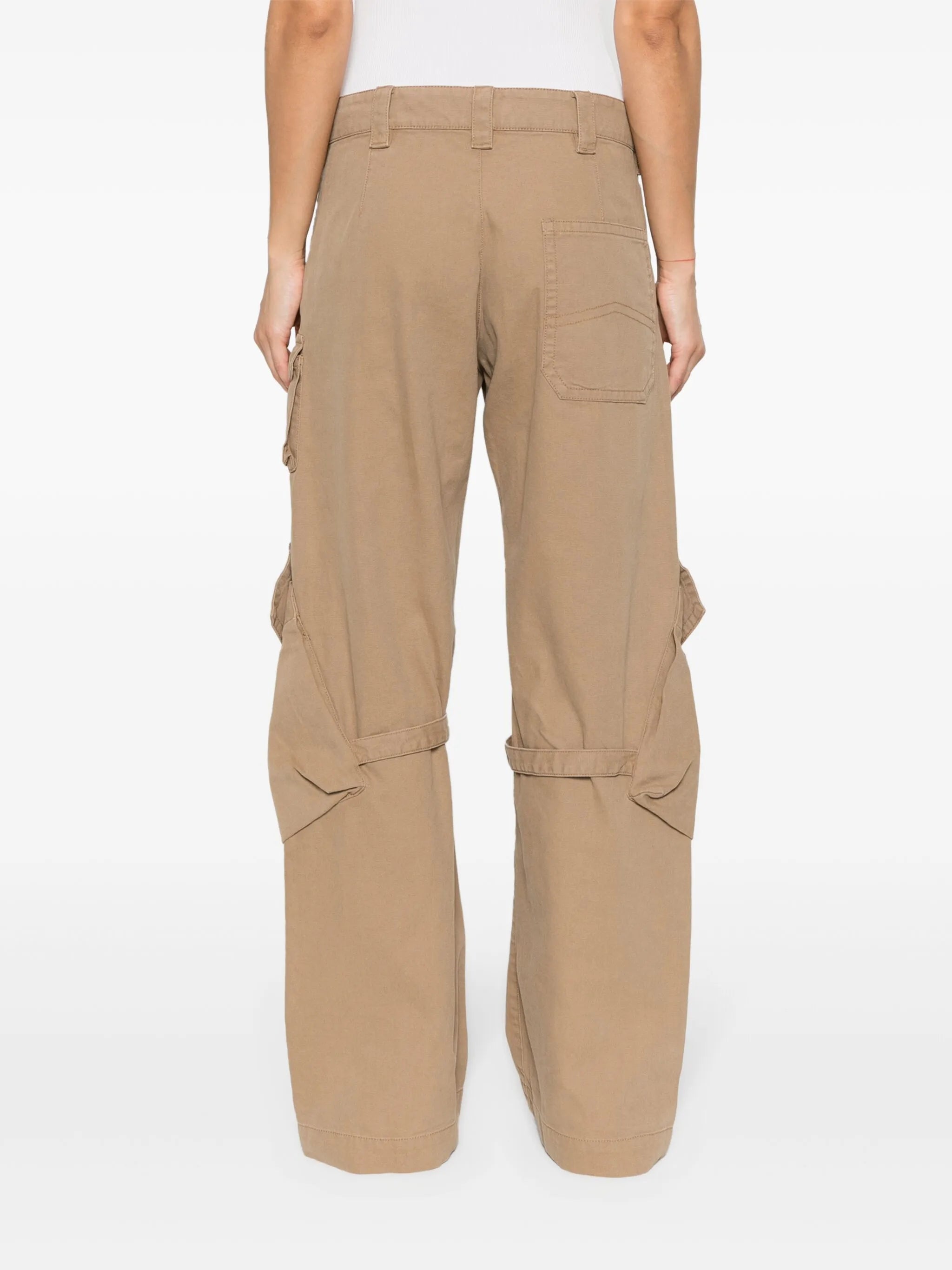cotton cargo trousers